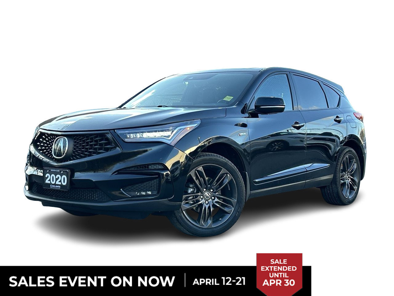 2020 Acura RDX A-Spec Winter Tires | Pano Roof | CarPlay | Vented