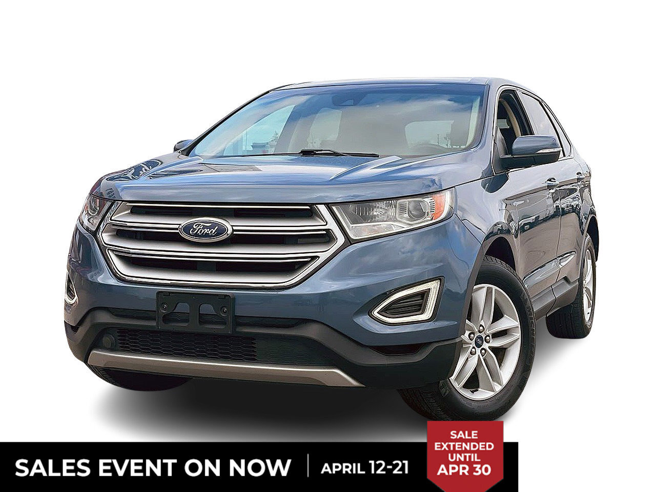 2018 Ford Edge SEL - FWD Rare Blue on Beige Leather | Navigation 