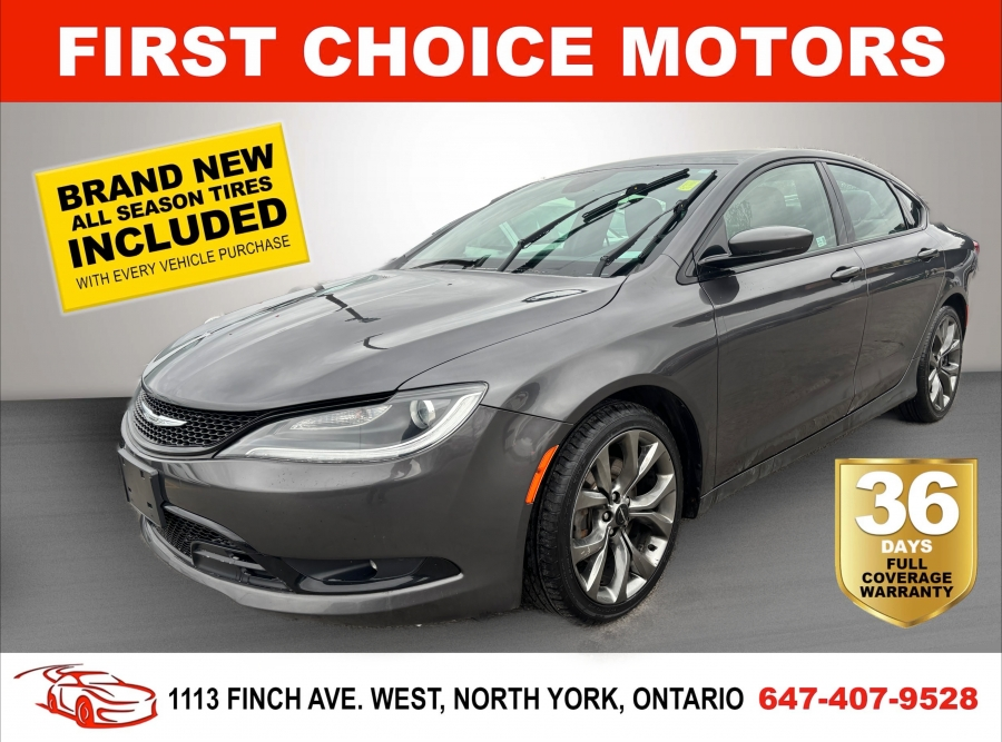 2016 Chrysler 200 S ~AUTOMATIC, FULLY CERTIFIED WITH WARRANTY!!!~