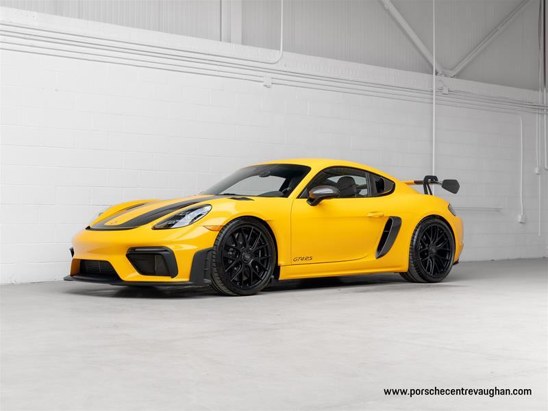 2023 Porsche 718 Cayman GT4 RS / PTS SIGNAL YELLOW/ WEISSACH PKG/ MAGS/ LI