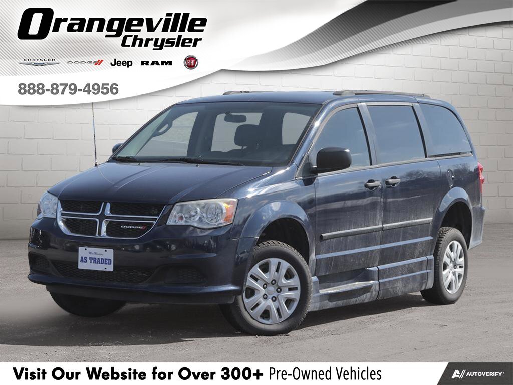 2013 Dodge Grand Caravan SESE, WHEELCHAIR ACCESSIBLE, SIDE ENTRY RAMP, LOW 