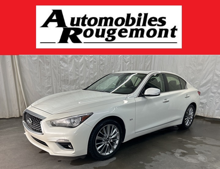 2018 Infiniti Q50 3.0t LUXE  AWD  TOIT OUVRANT   GPS  CUIR  CRUISE
