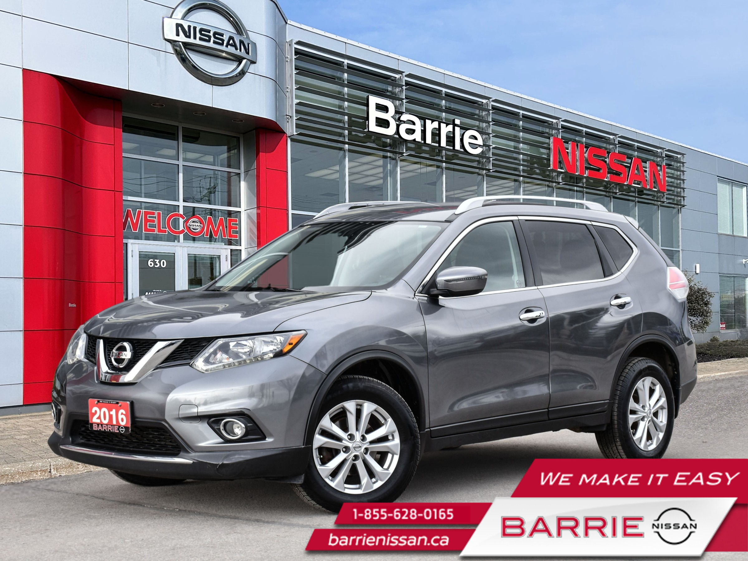 2016 Nissan Rogue SV LOW KM's , One Owner!