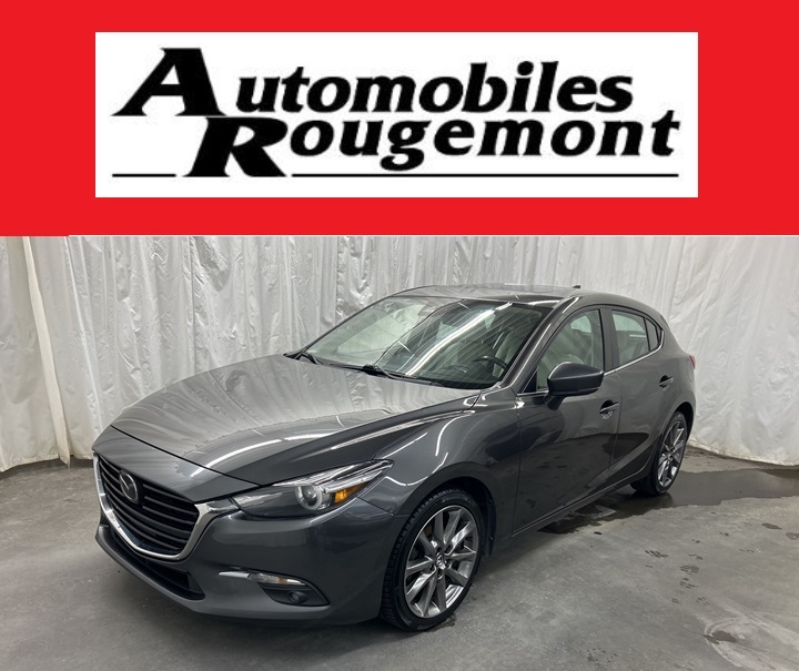 2018 Mazda Mazda3 Sport GT SPORT  CUIR  GPS  TOIT OUVRANT  MAGS  CRUISE