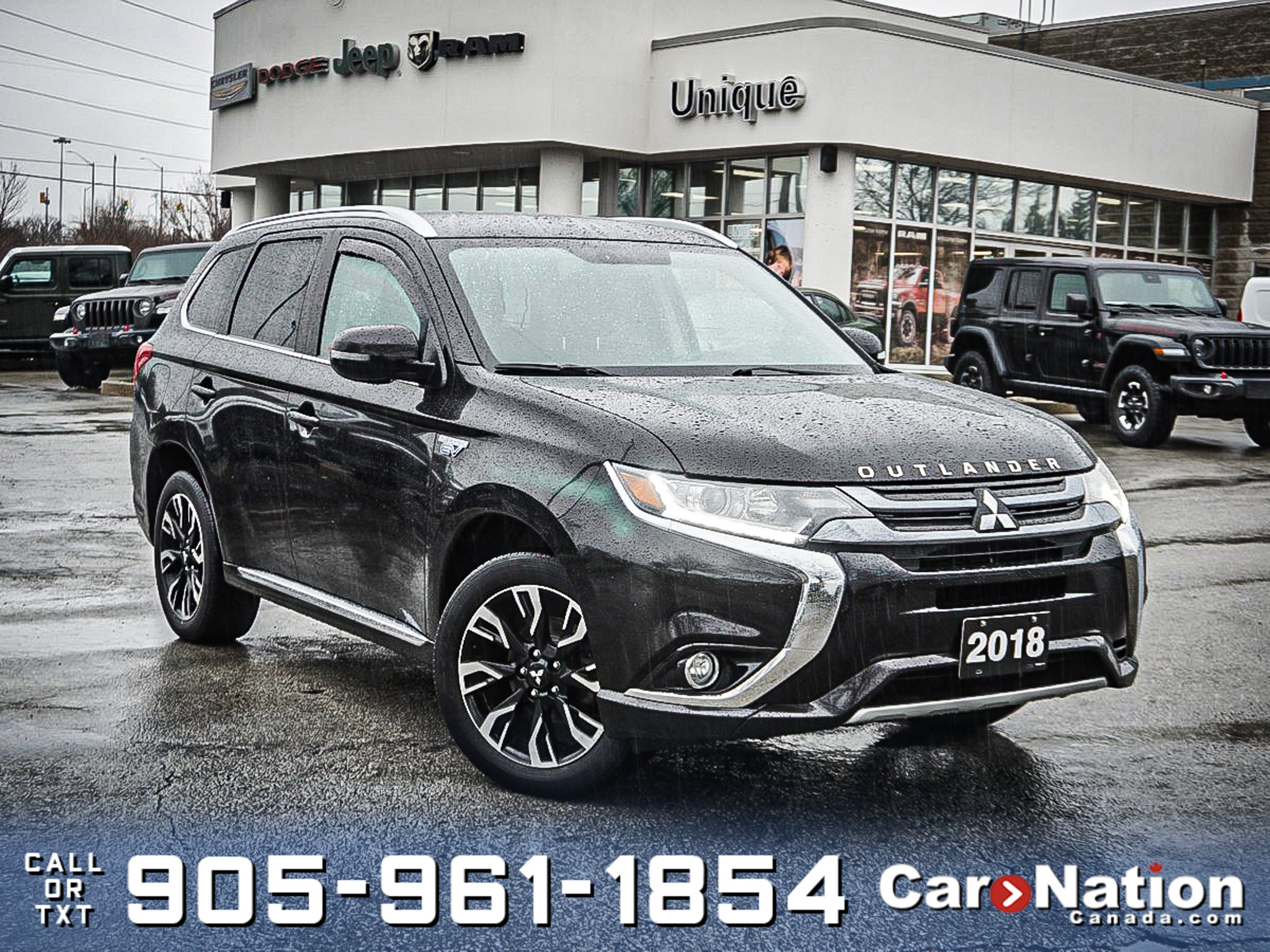 2018 Mitsubishi Outlander PHEV SE S-AWC| LEATHER-TRIMMED SEATS| HEATED SEATS| 