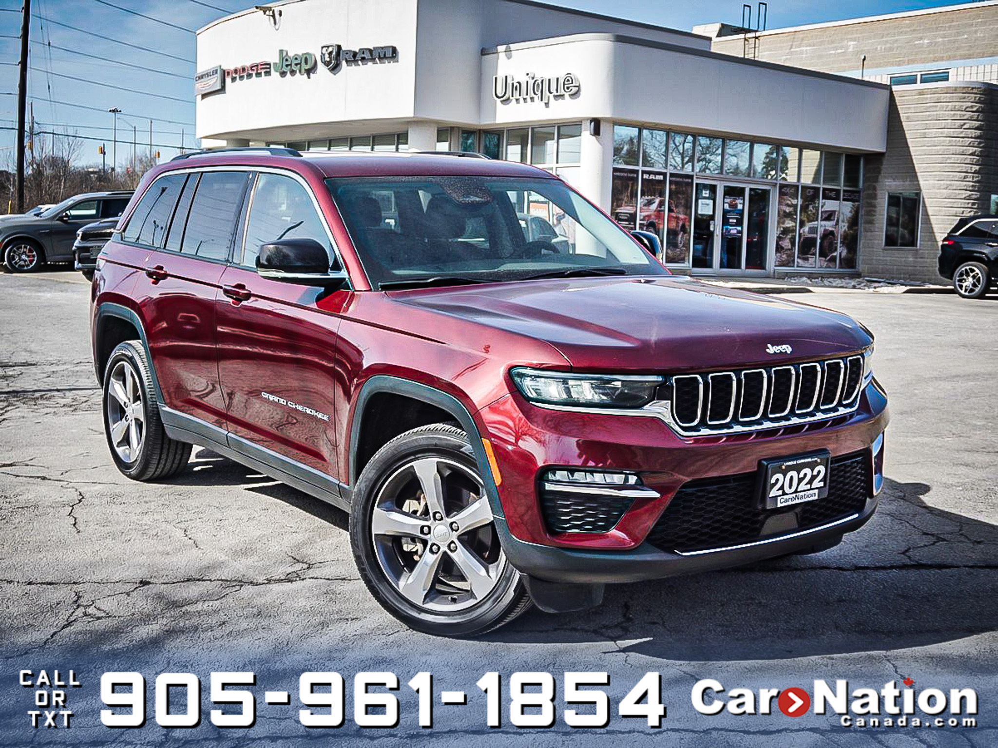 2022 Jeep Grand Cherokee Limited 4x4| NAV| LEATHER| BLIND SPOT DETECTION|