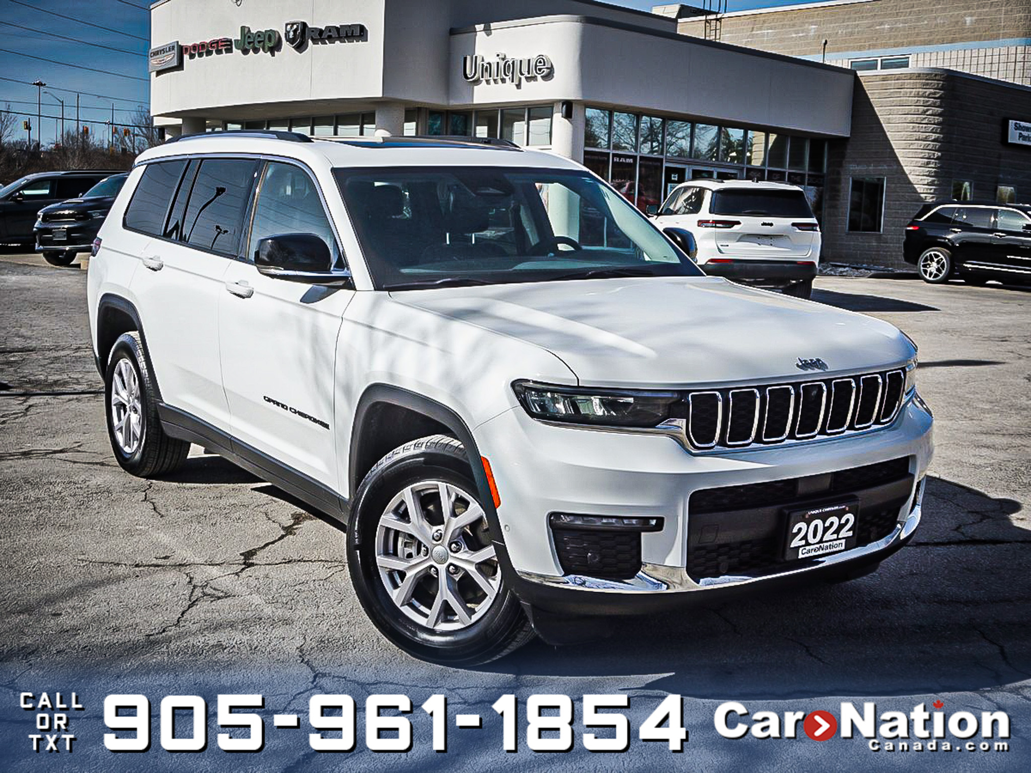 2022 Jeep Grand Cherokee L Limited 4x4| PANO ROOF| LEATHER| NAV|