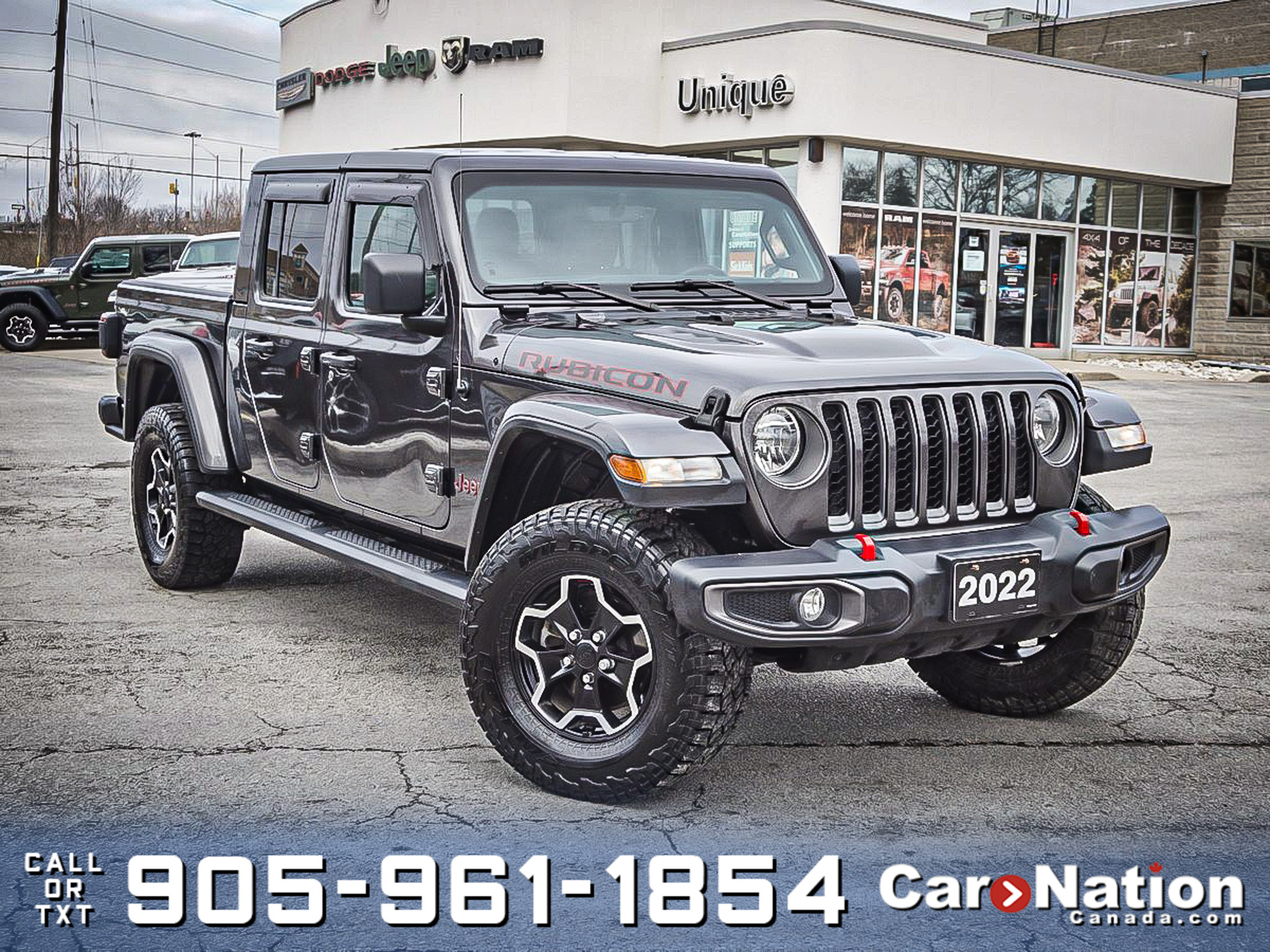 2022 Jeep Gladiator Rubicon 4x4| LEATHER| SAFETY GRP| NAV|