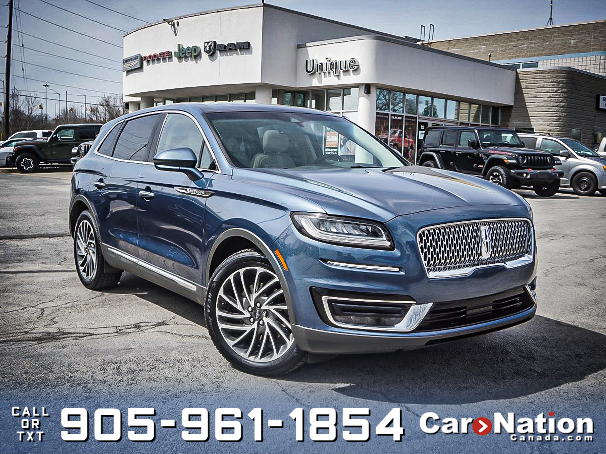 2019 Lincoln Nautilus Reserve AWD| LOCAL TRADE| PANO ROOF| NAV| 