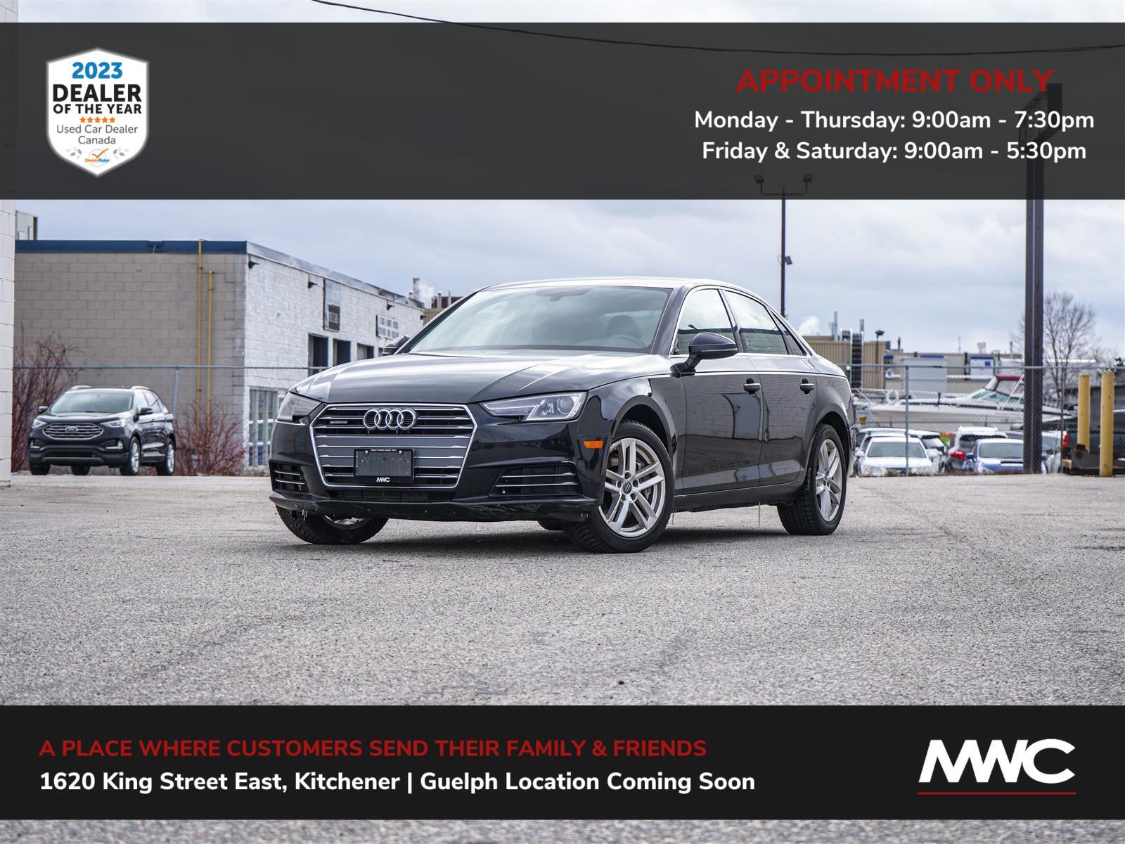 2017 Audi A4 AS TRADED - YOU CERTIFY, YOU SAVE!!! (SAFETY NOT I