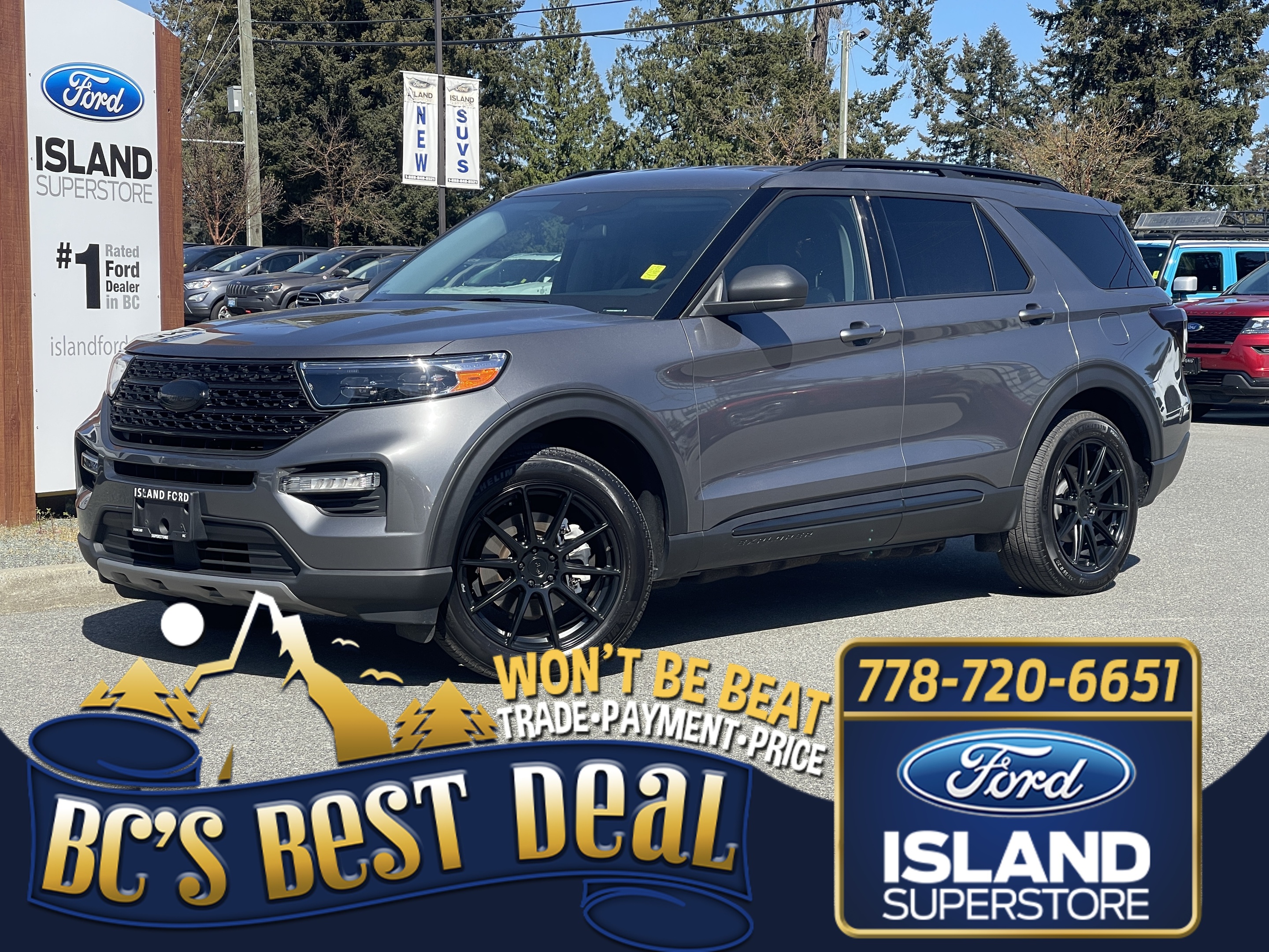 2021 Ford Explorer XLT | No Accidents | 1 Owner |4WD