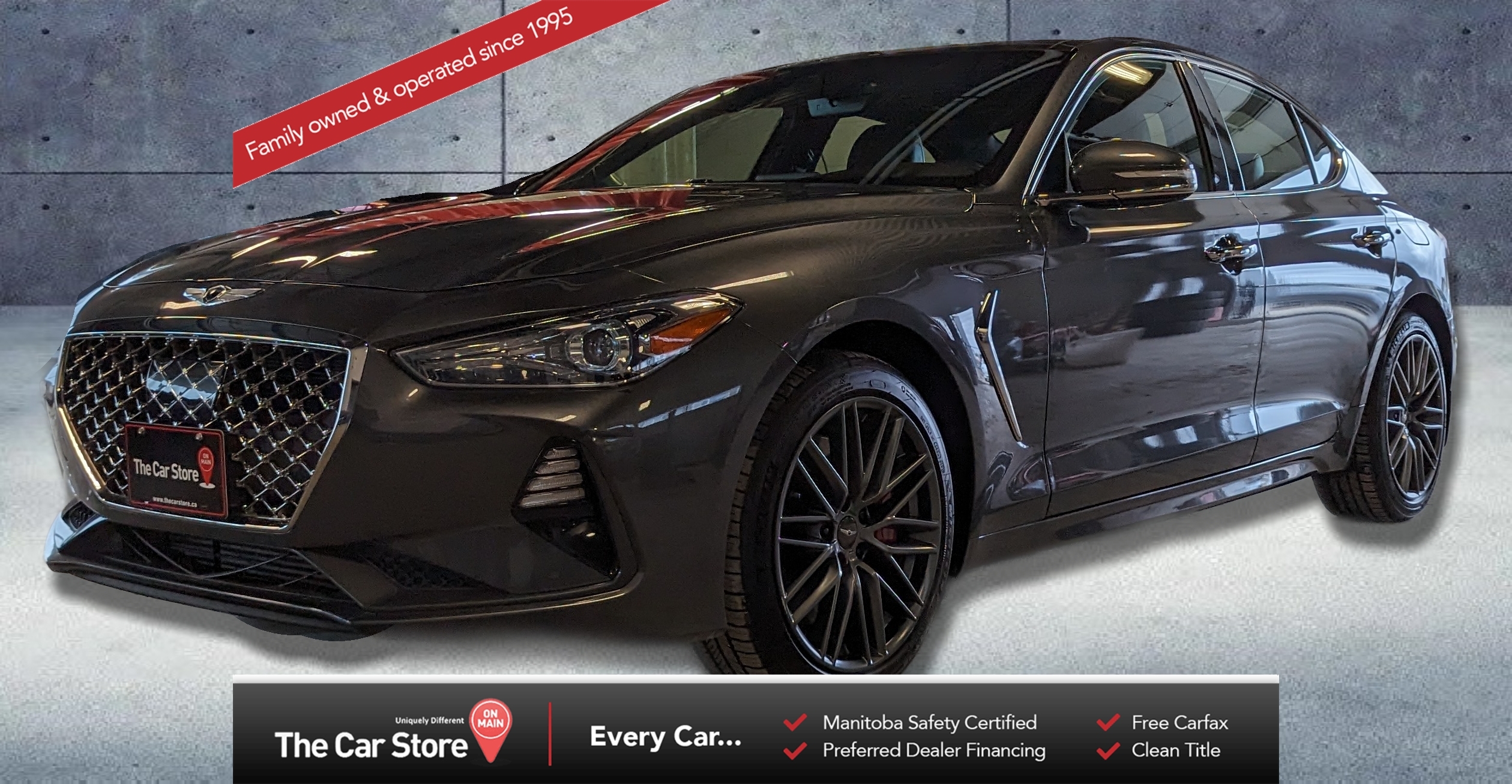 2019 Genesis G70 3.3T Dynamic AWD| Local/Wntr+Sumr Tire/Clean Title