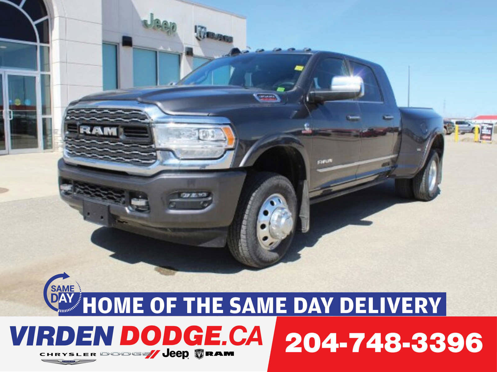 2022 Ram 3500 Limited Mega Cab | LOCALLY OWNED | LOW KMS | Gray
