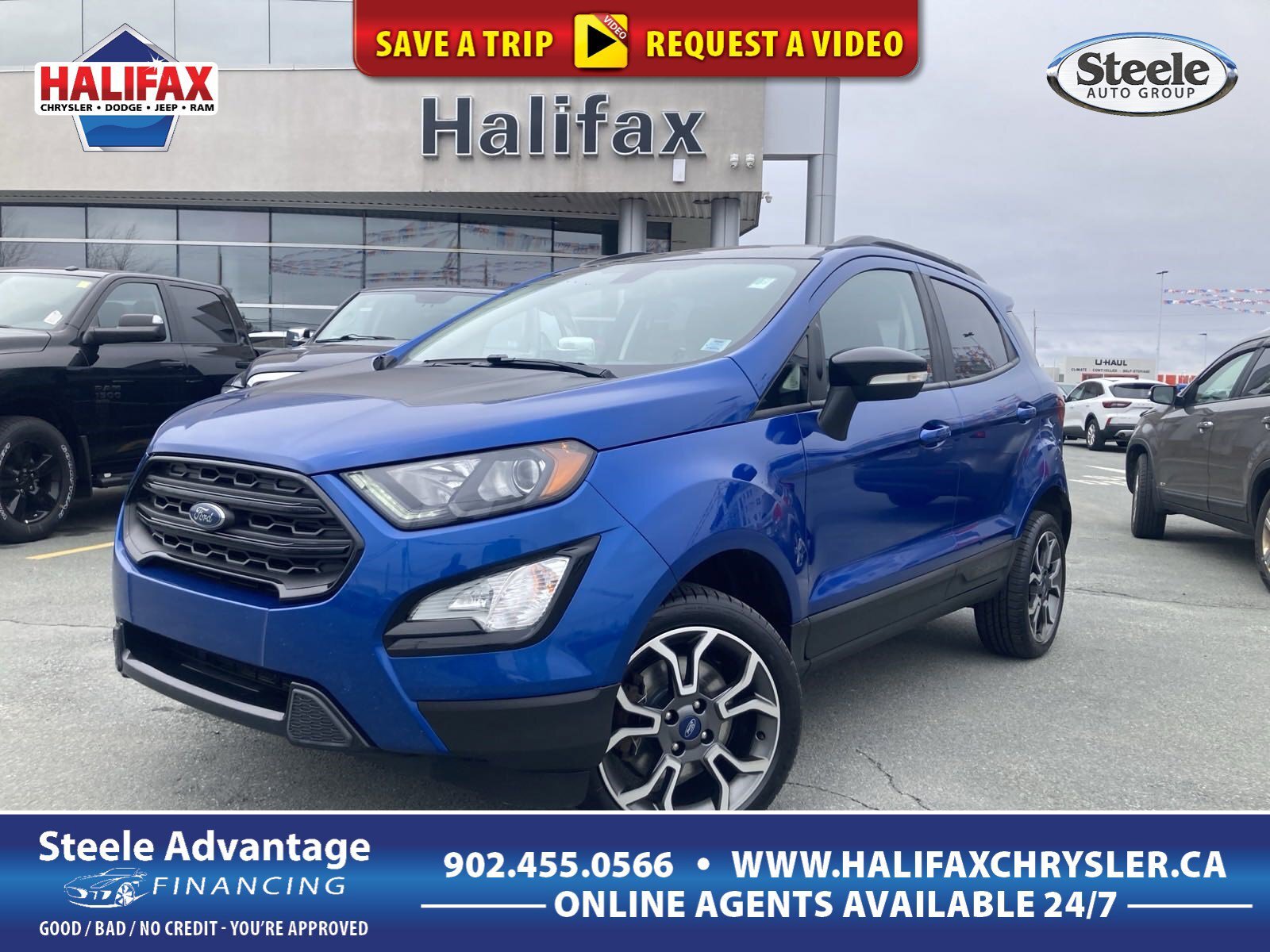 2019 Ford EcoSport SES - 4WD, NAV, HEATED LEATHER TRIMMED SEATS, SAFE