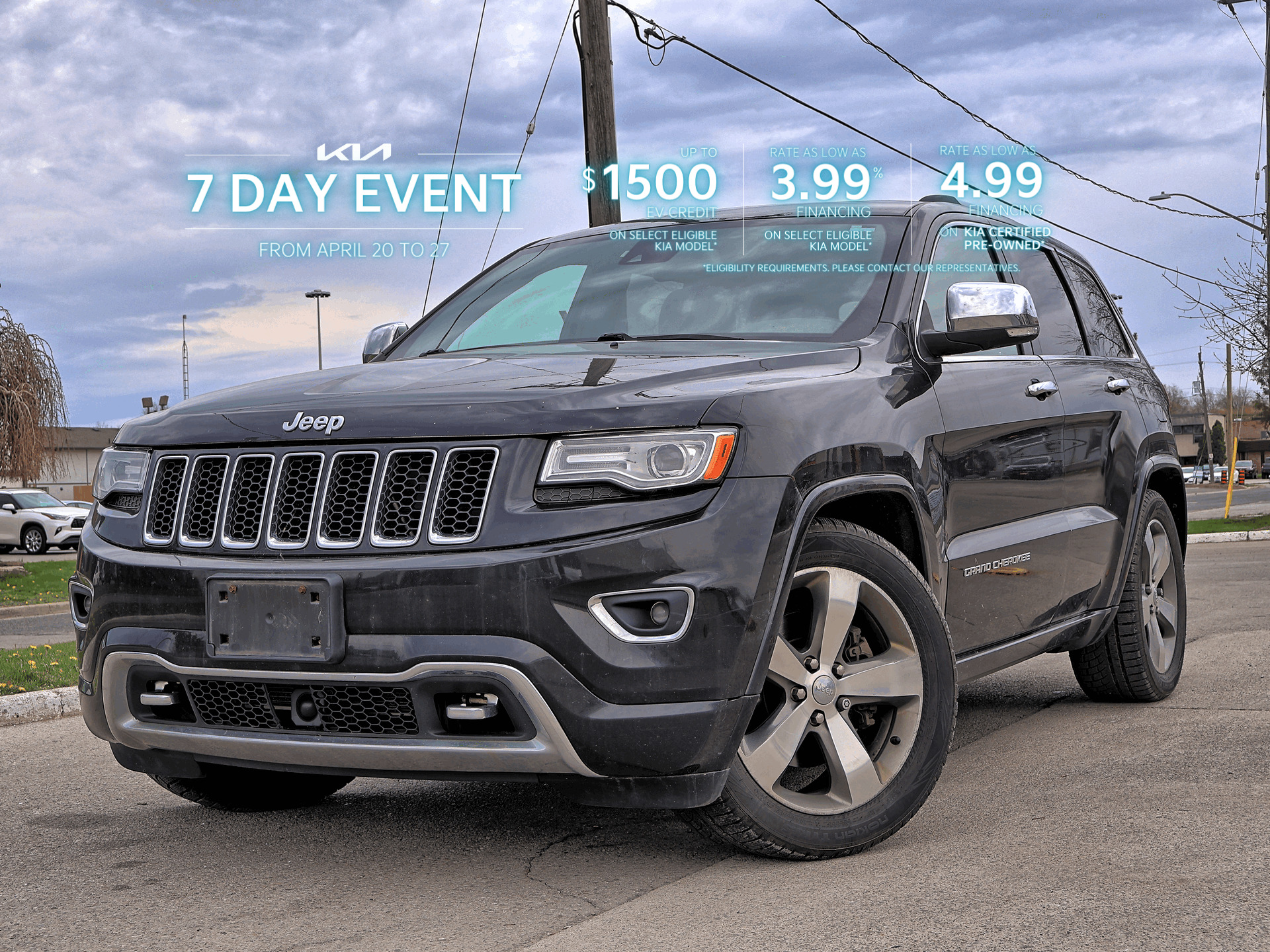 2015 Jeep Grand Cherokee Overland 4WD - AS TRADED