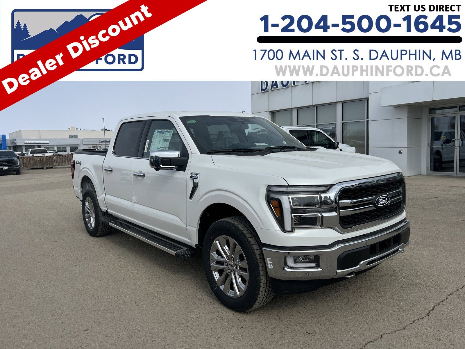 2024 Ford F-150 LARIAT Moonroof/B&O Sound/Heated Seats+Steering Wh