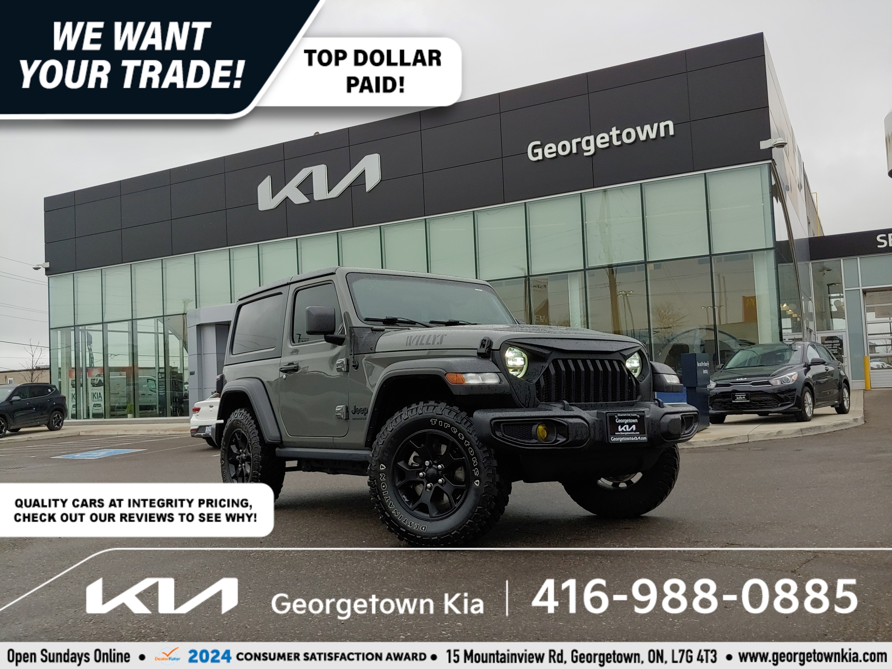2021 Jeep Wrangler Willys 2.0L 4WD | HTD SEATS | HTD STEERING |BU CAM