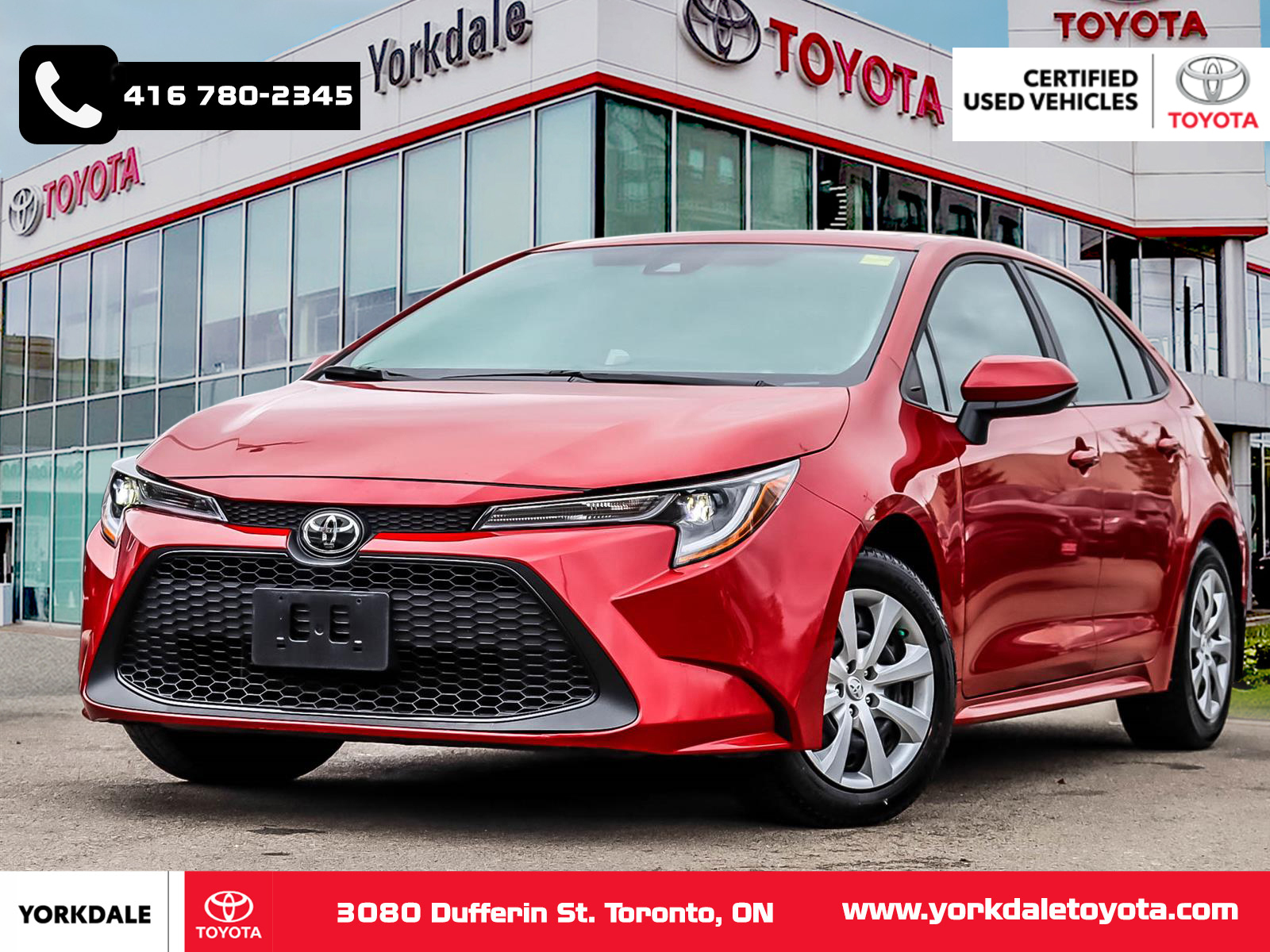 2020 Toyota Corolla LE 7.09% ON 72 MONTHS