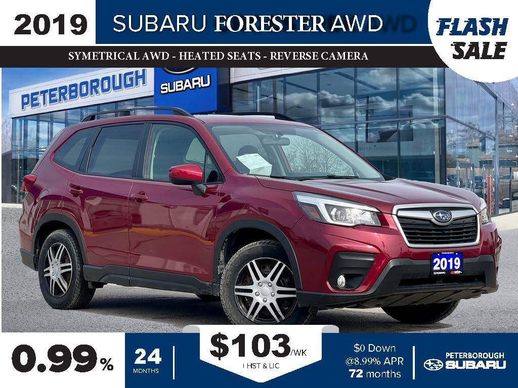 2019 Subaru Forester Convenience - CPO 3.99% FINANCING 