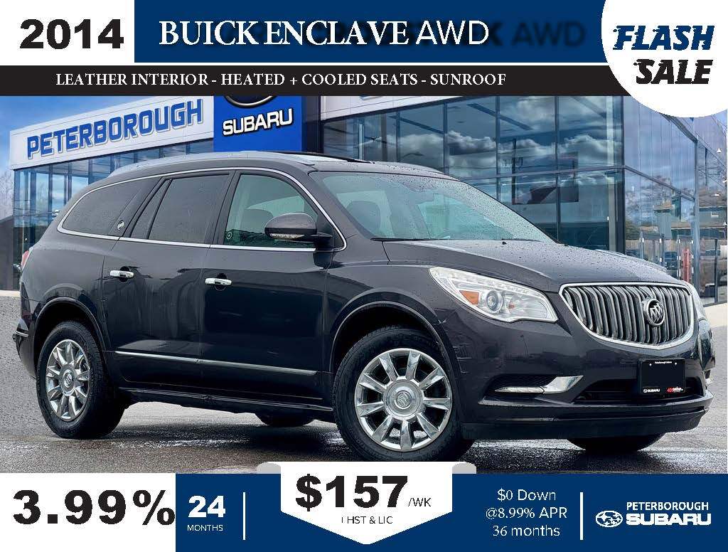2014 Buick Enclave Premium AWD | Lthr | Sunroof | Heat/Cool Seats