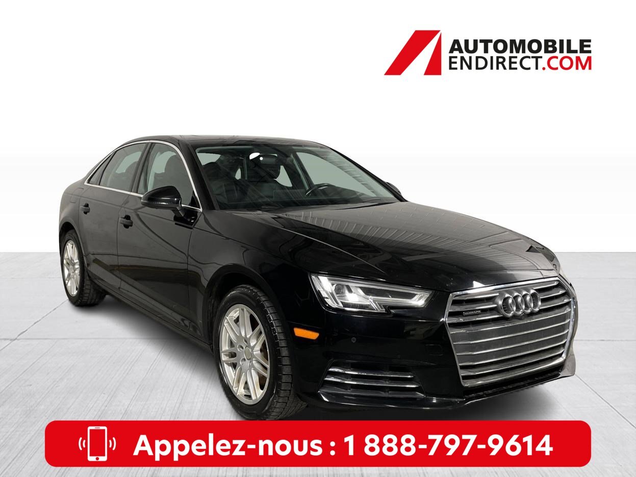 2017 Audi A4 Technik Quattro A/C Mags Cuir Toit GPS Sièges chau