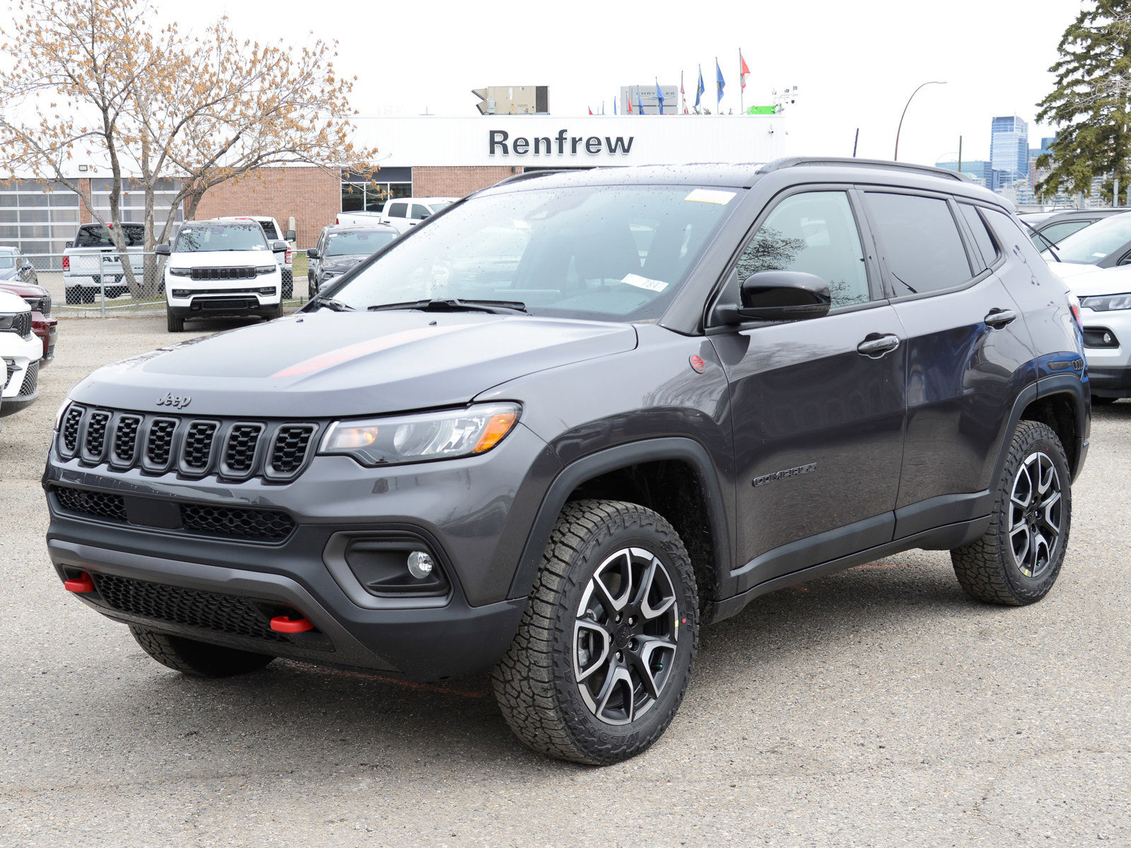 2024 Jeep Compass Trailhawk 4x4, Heated Leather, Remote Start