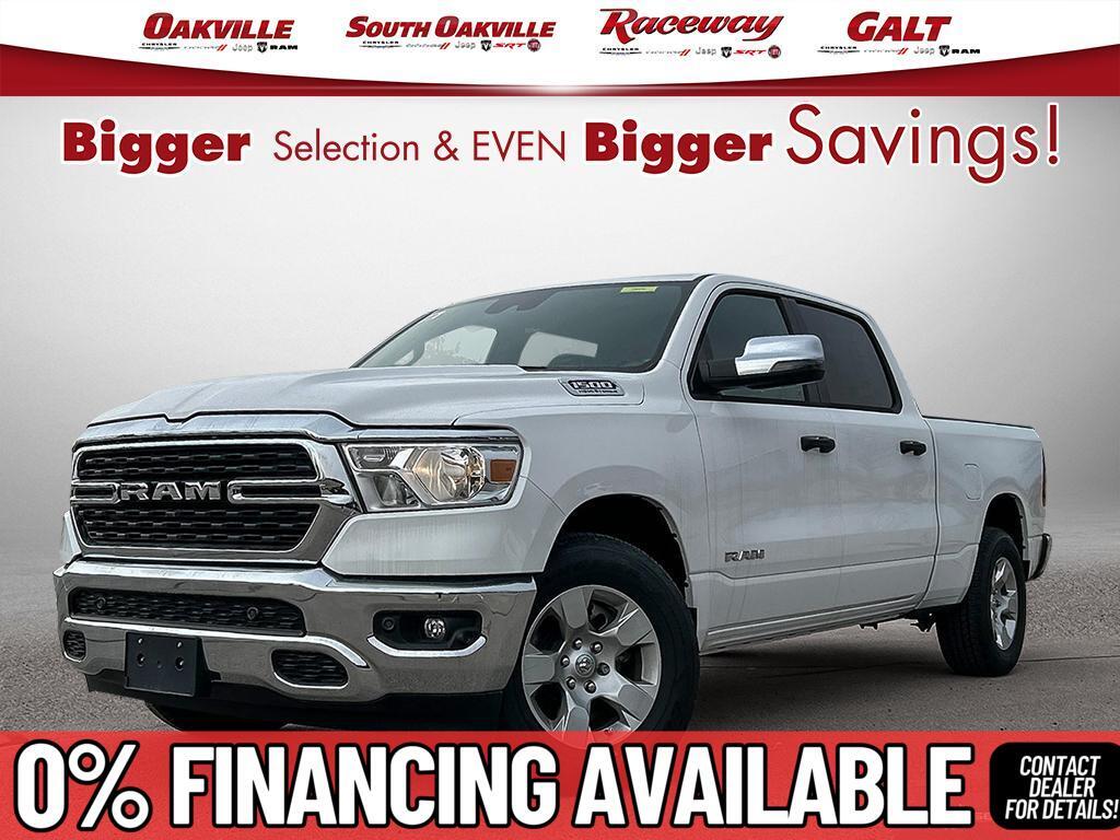 2024 Ram 1500 BIG HORN | CREW | V8 | WHITE | FRONT HEATED SEATS 