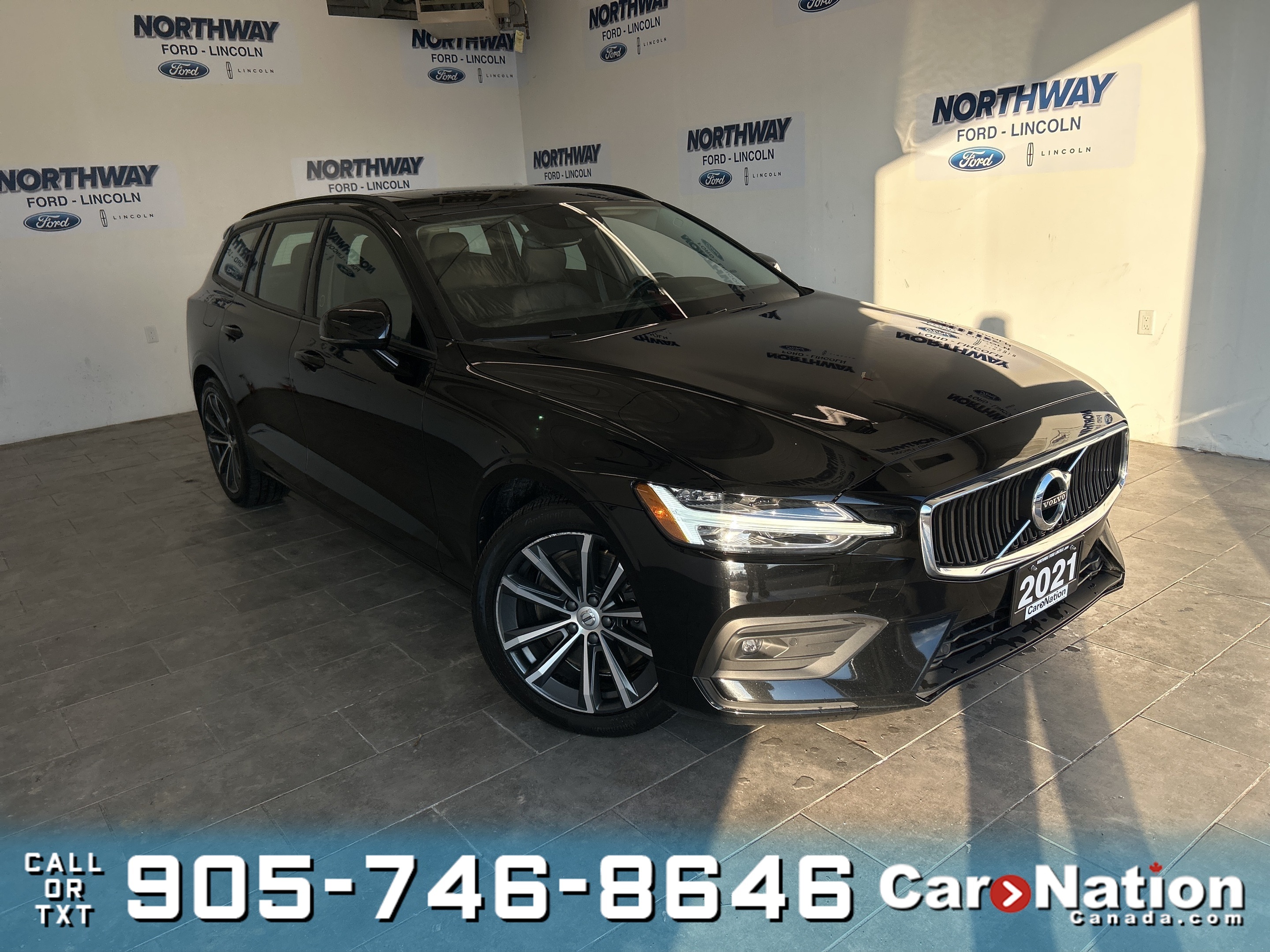 2021 Volvo V60 T6 AWD MOMENTUM | WAGON | LEATHER | PANO ROOF | 