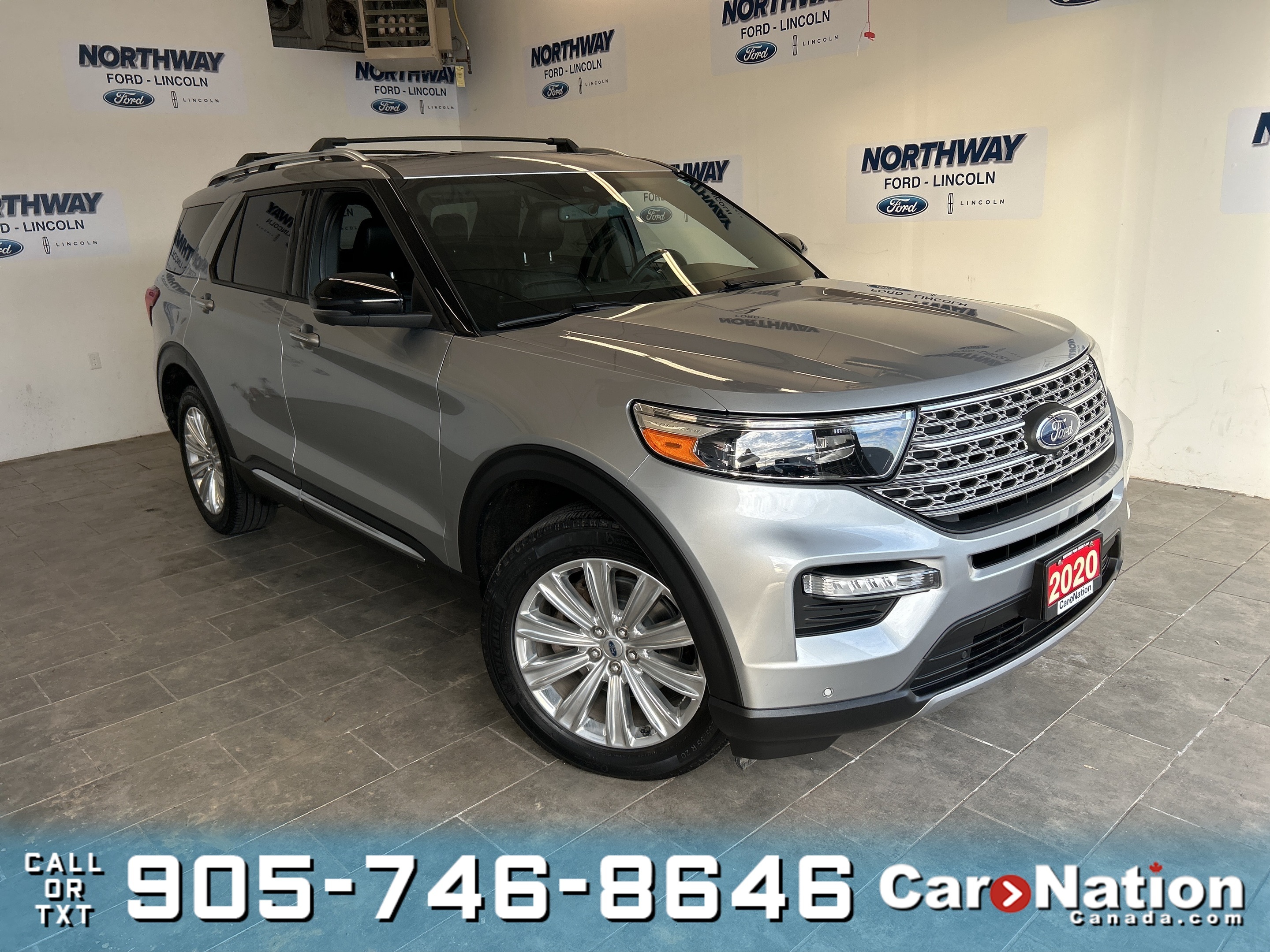 2020 Ford Explorer LIMITED | 4X4 | LEATHER | SUNROOF | NAV | 20" RIMS