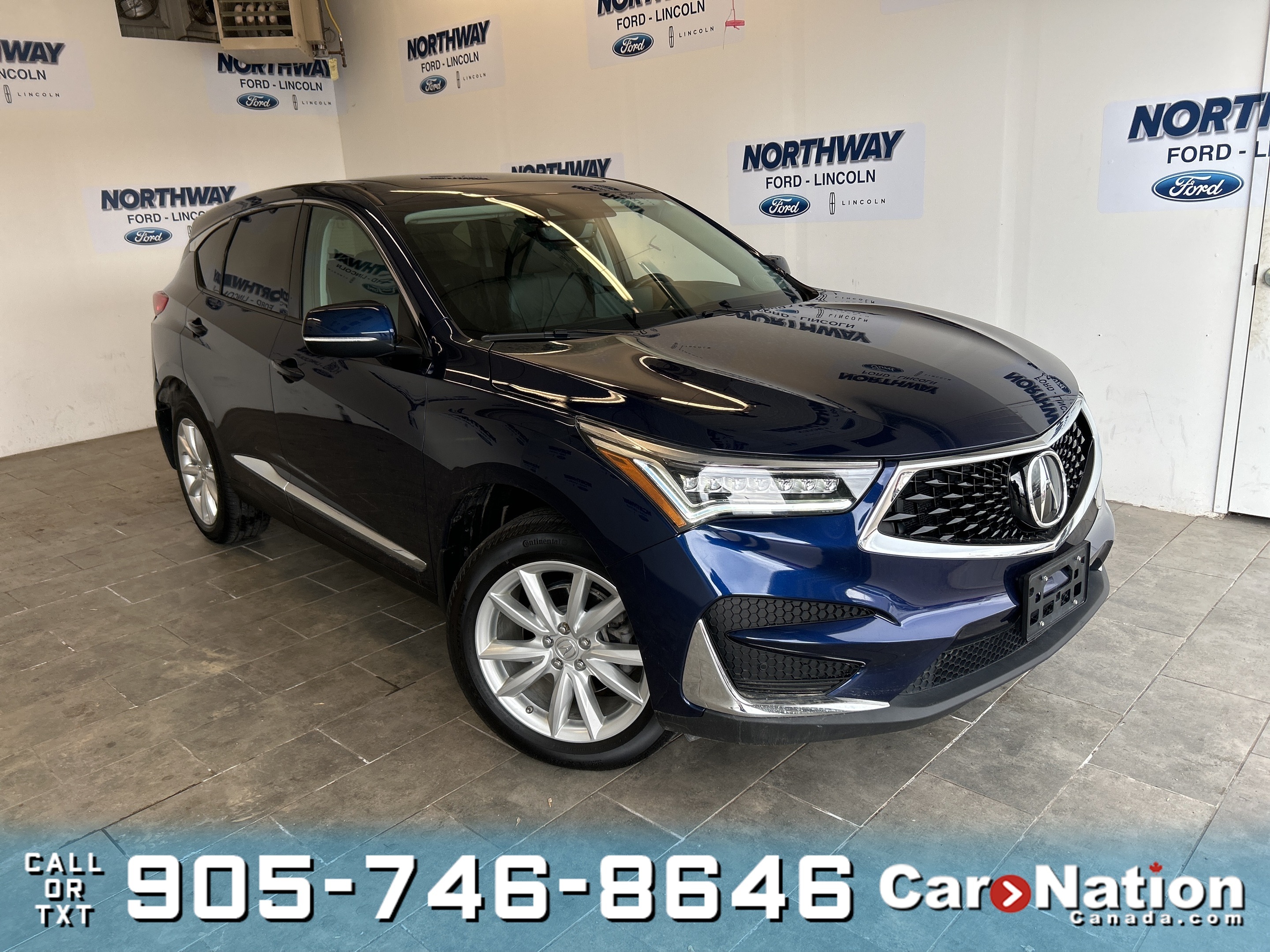 2019 Acura RDX AWD | LEATHER | PANO ROOF | NAV | ONLY 45 KM! 