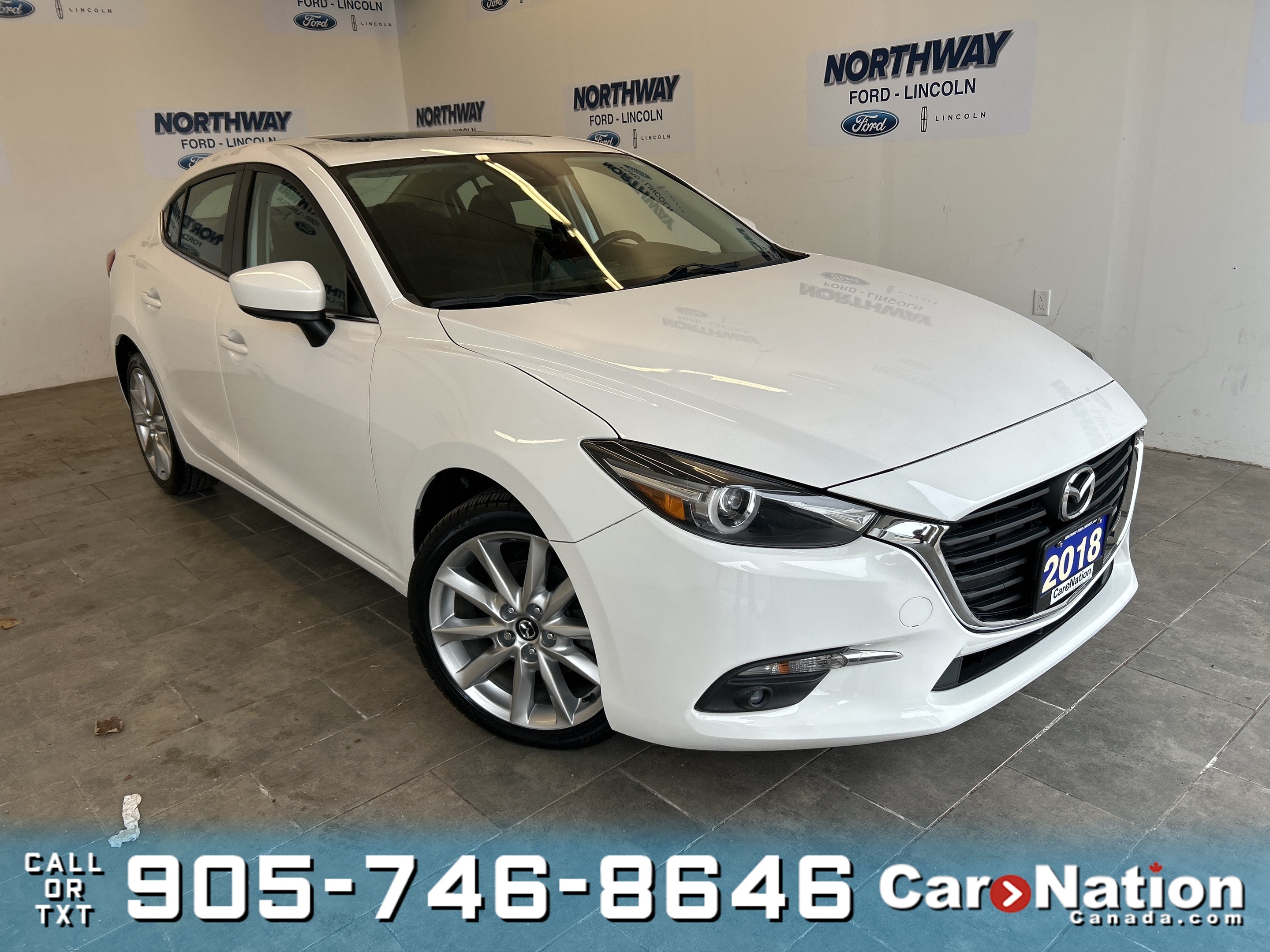 2018 Mazda Mazda3 GT | SUNROOF | NAVIGATION | WE WANT YOUR TRADE! 