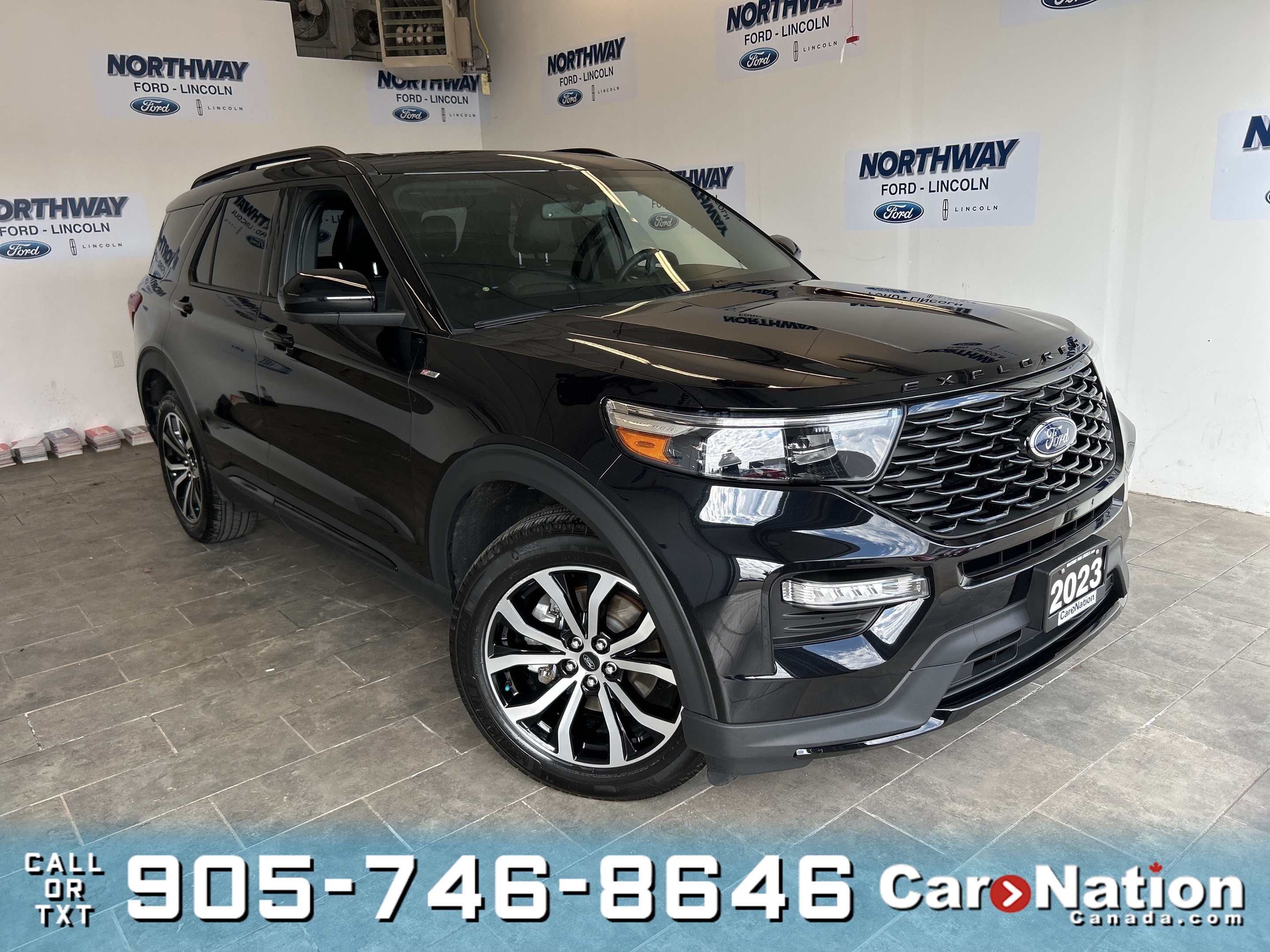 2023 Ford Explorer ST LINE | 4X4 | LEATHER | PANO ROOF | NAV |1 OWNER