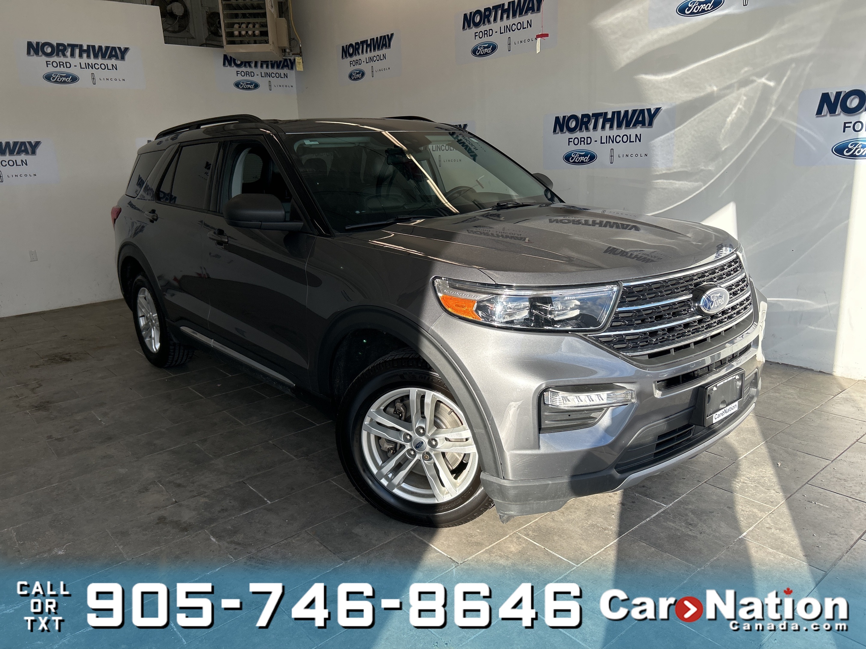 2021 Ford Explorer XLT | 4X4 |LEATHER |SUNROOF |TOUCHSCREEN | 7 PASS