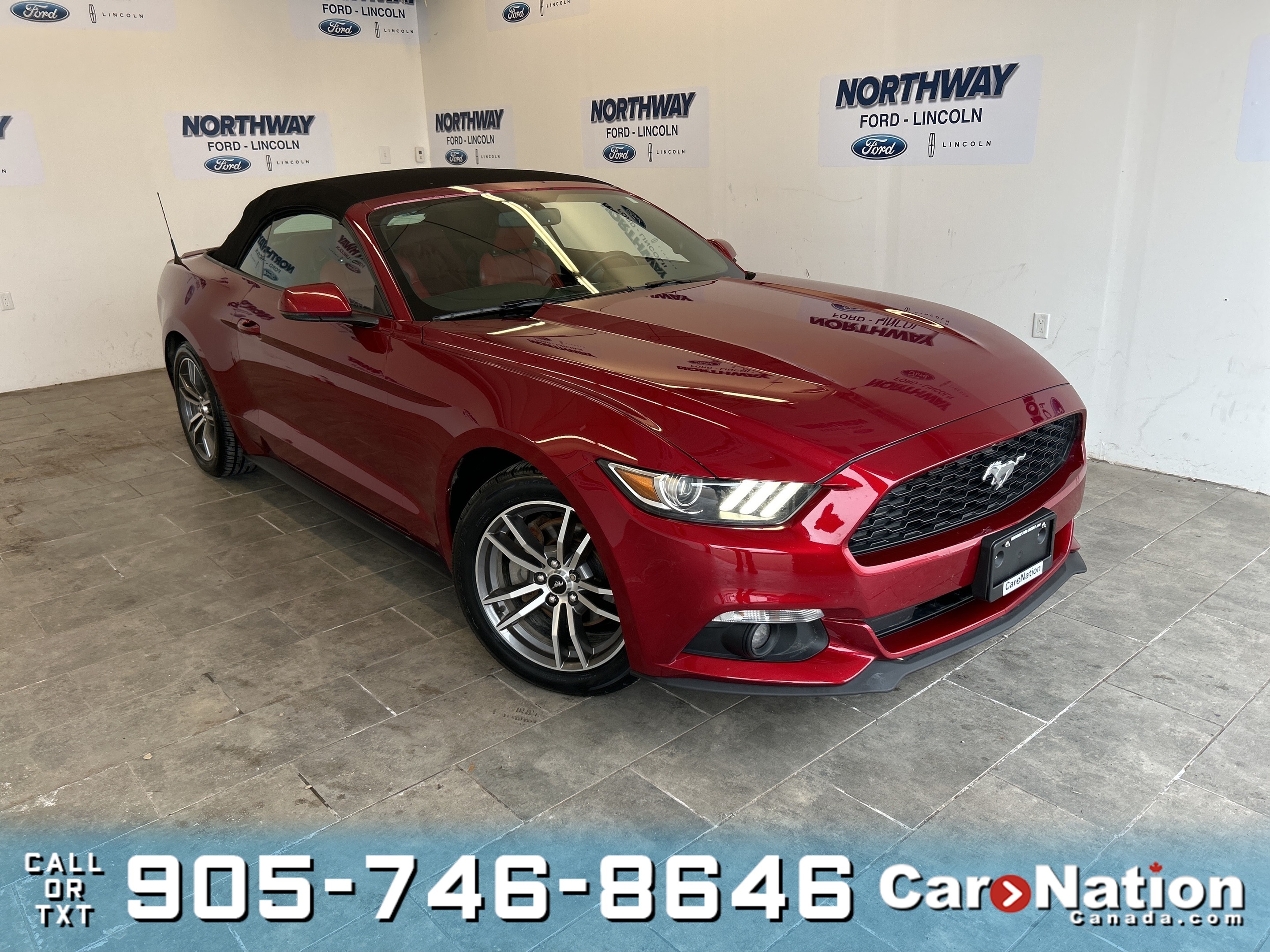 2016 Ford Mustang ECOBOOST PREMIUM | CONVERTIBLE | LEATHER | NAV