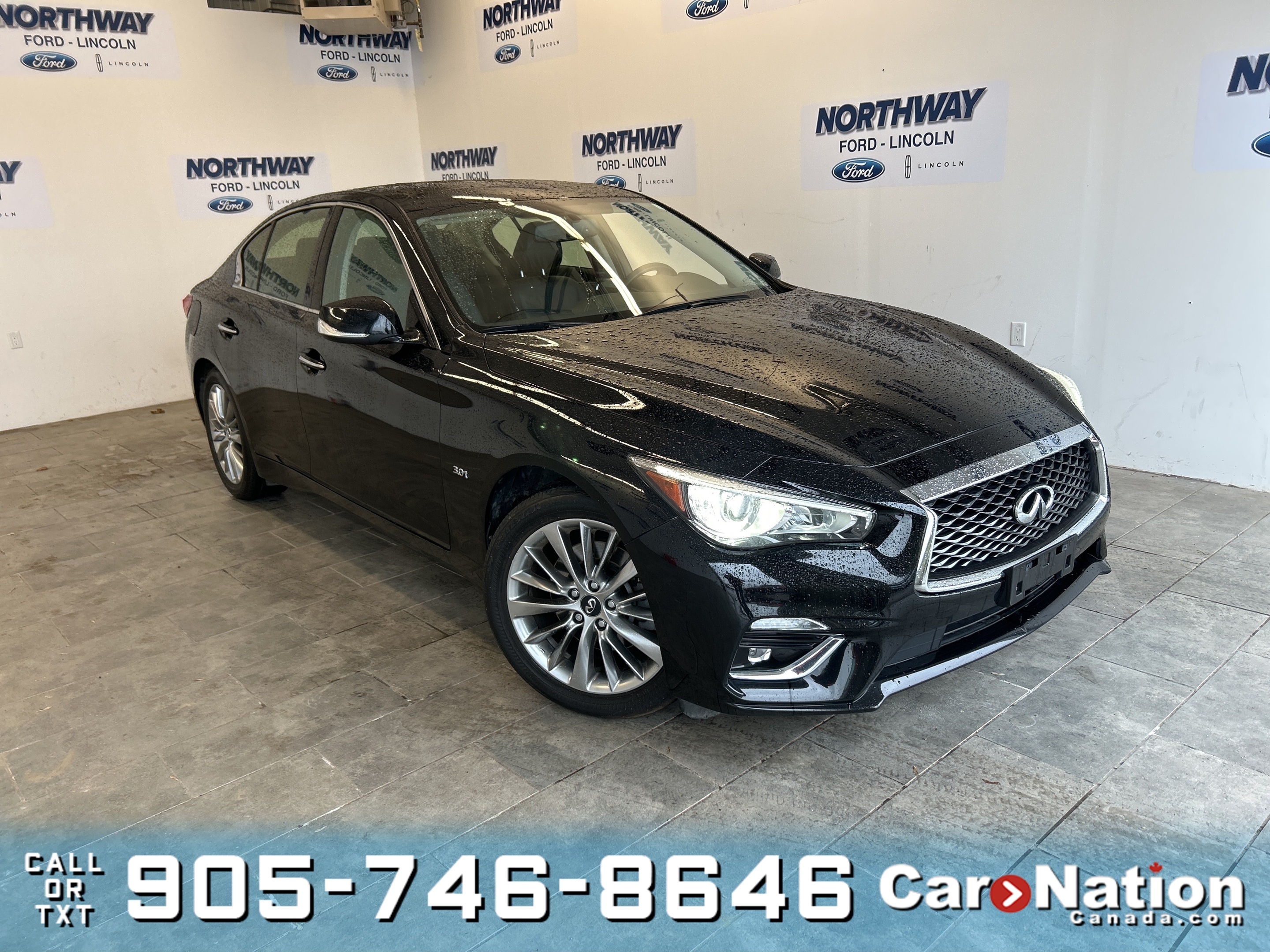 2019 Infiniti Q50 LUXE |3.0T |AWD | LEATHER | SUNROOF | NAV |1 OWNER
