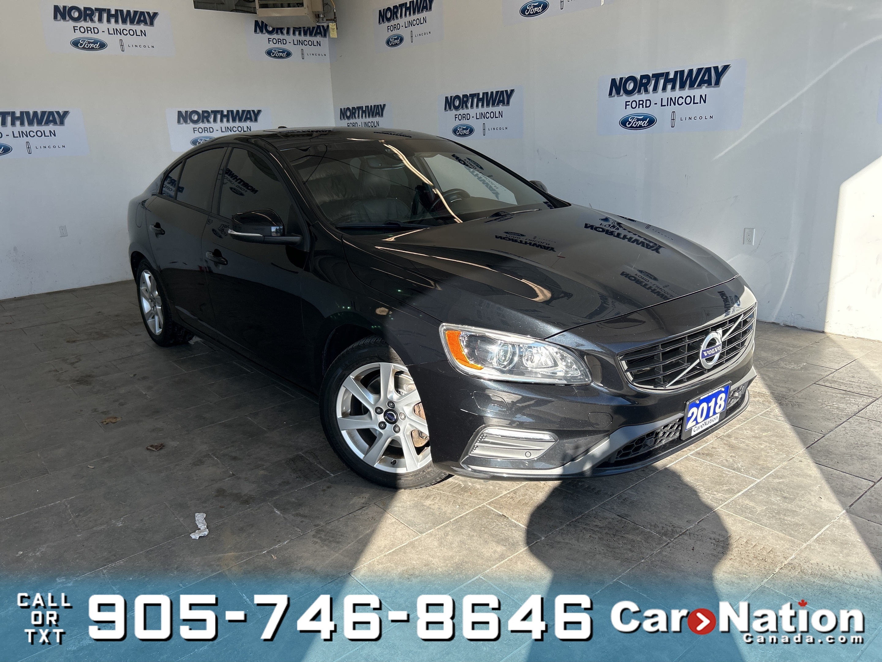 2018 Volvo S60 T5 AWD DYNAMIC | LEATHER | SUNROOF | NAVIGATION