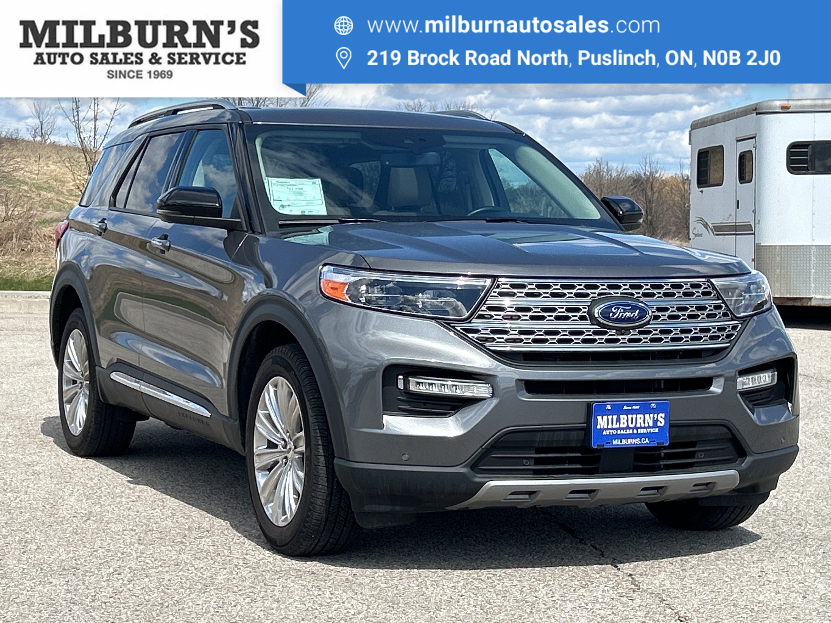 2021 Ford Explorer Limited 4WD | Nav. | Pano Roof