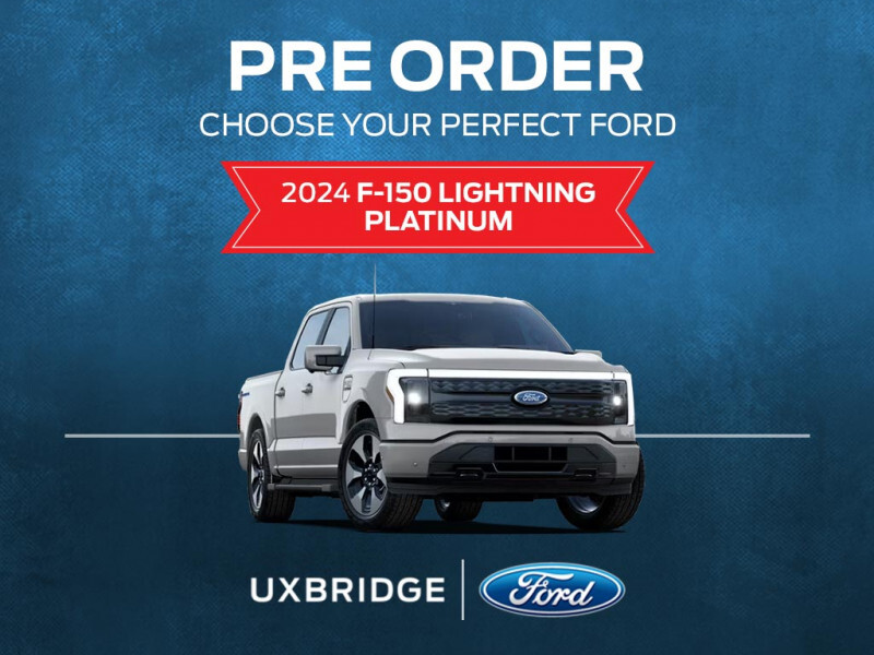 2024 Ford F-150 Lightning Platinum - Get your Juice faster with Uxbridge!!!!