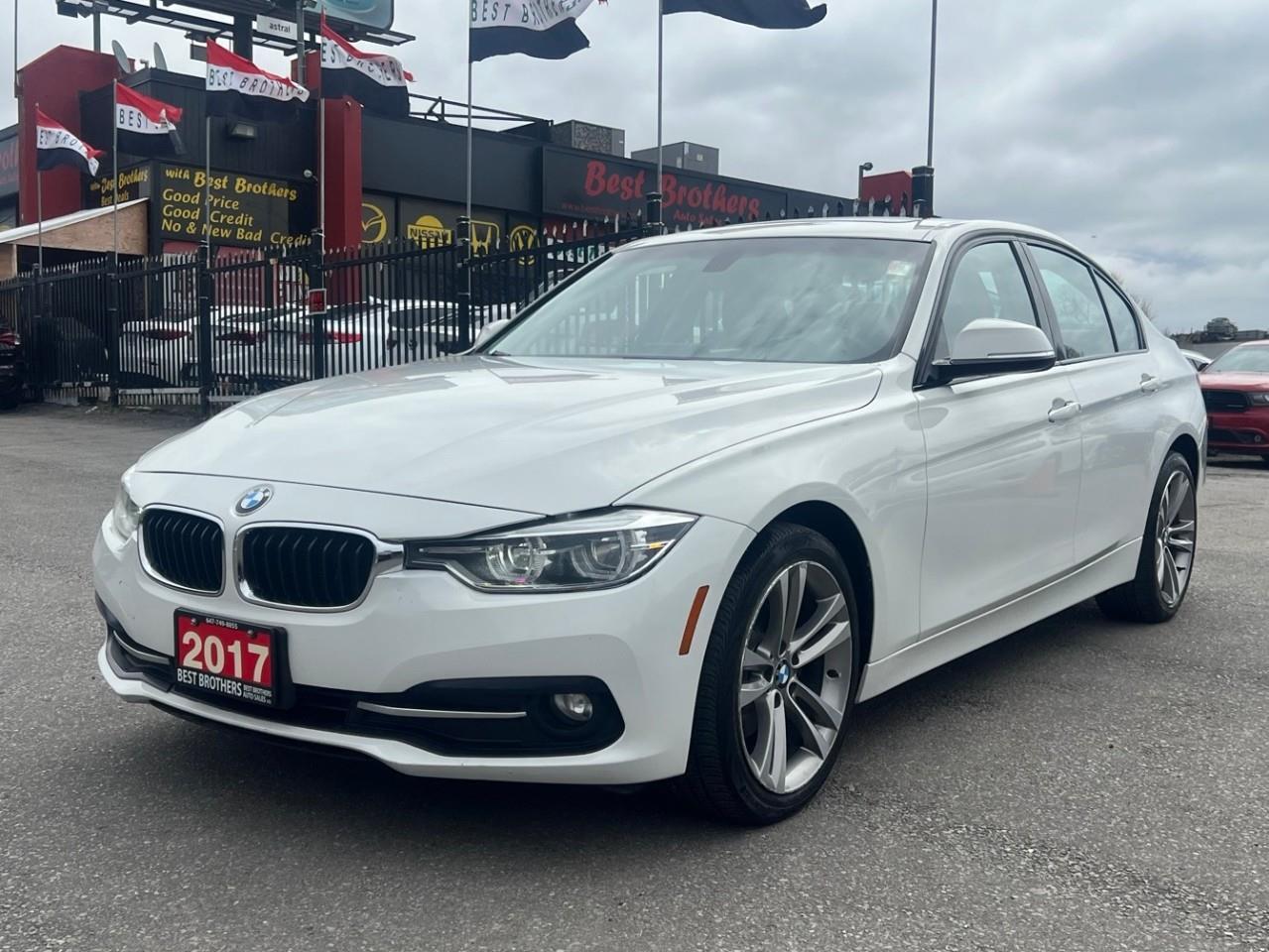 2017 BMW 3 Series RED INTERIOR, LEATHER, NAVI, PANORAMIC SUNROOF