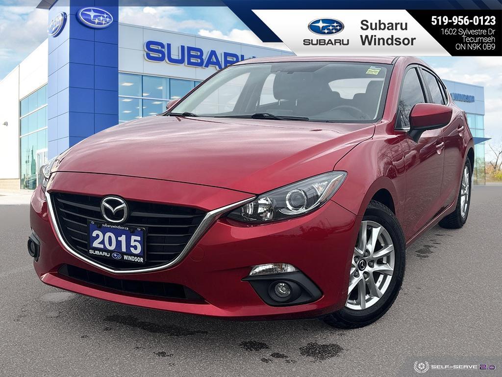 2015 Mazda Mazda3 HB GS | 1 OWNER | NO ACDNTS | DLR MNTND | LOW KM's