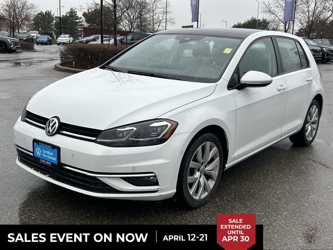 2019 Volkswagen Golf Execline Clean Carfax| Fully Loaded| Manual Transm