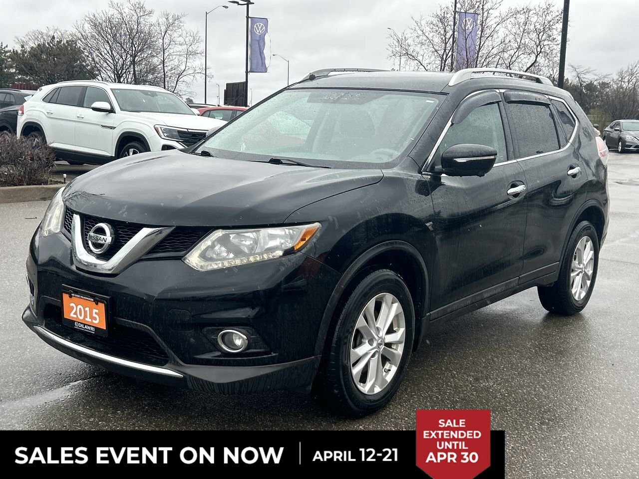 2015 Nissan Rogue SV AWD Clean Carfax| 7 Seater| AWD| Alloy Wheels| 