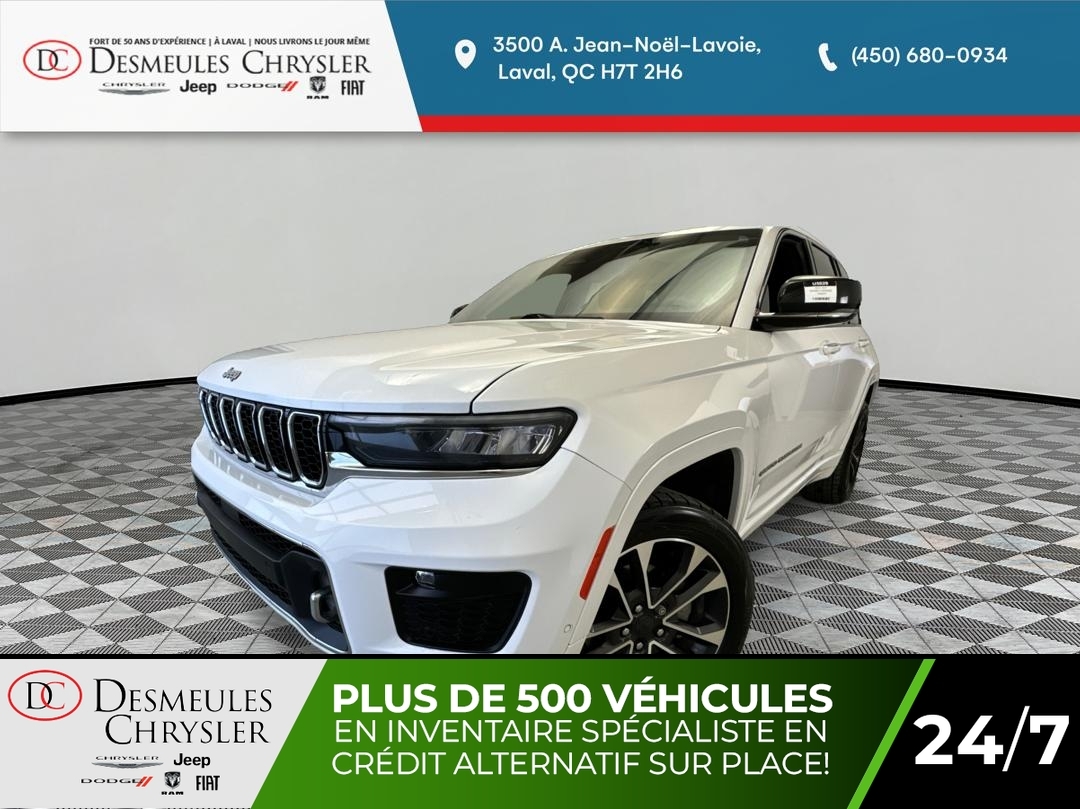 2022 Jeep Grand Cherokee Overland 4x4 Uconnect Cuir Toit ouvrant Caméra
