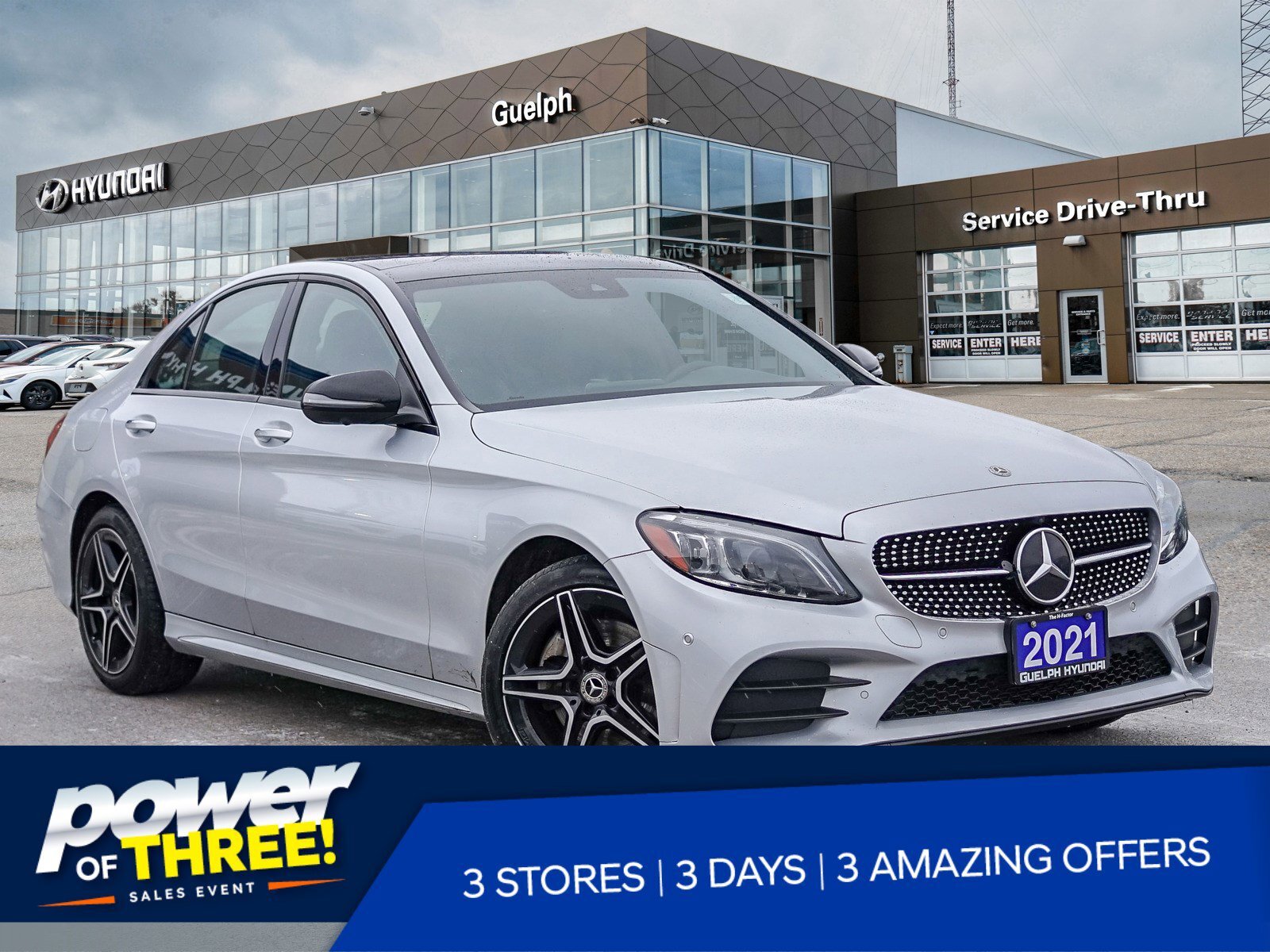 2021 Mercedes-Benz C300 4MATIC | LEATHER | PANOROOF | NAVI |