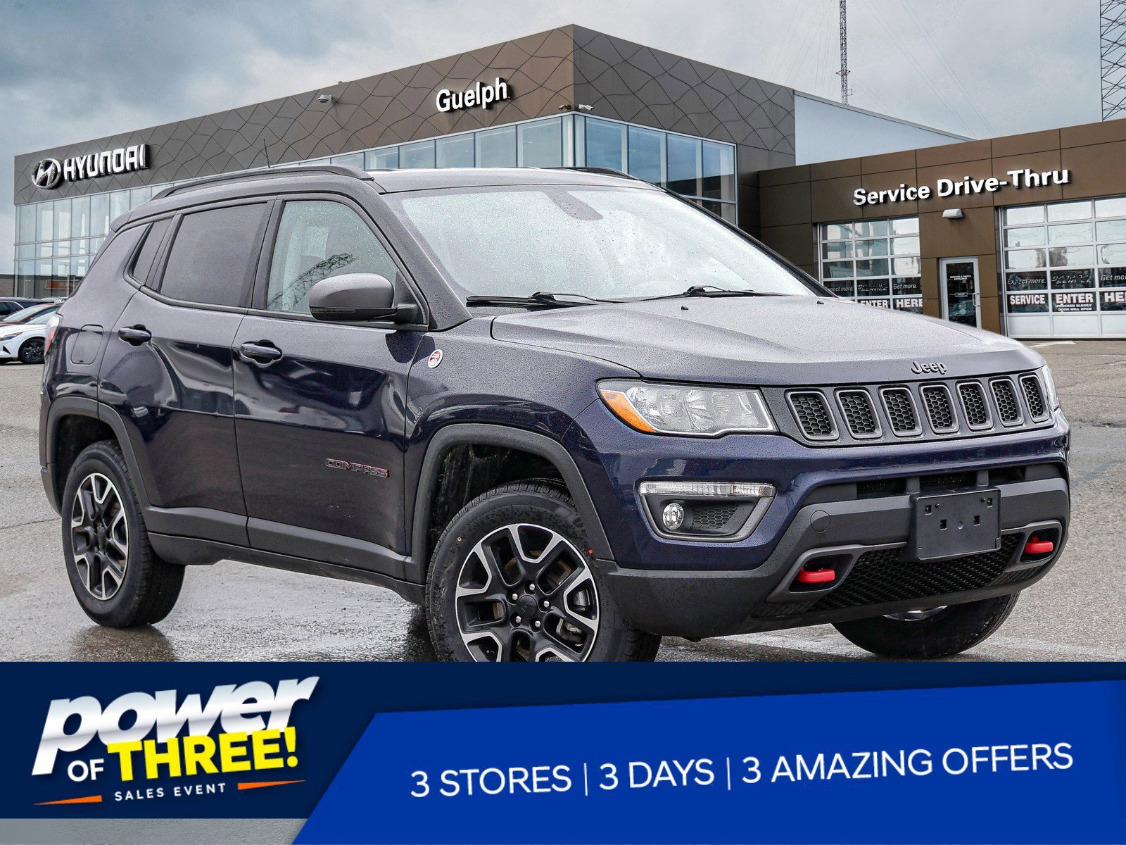 2021 Jeep Compass Trailhawk | LEATHER | HTD SEATS AND WHEEL |