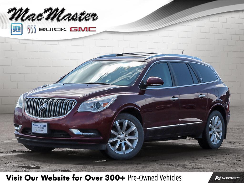 2017 Buick Enclave PREMIUM AWD, NAV, ROOF, HTD/COOL, 1-OWNER!