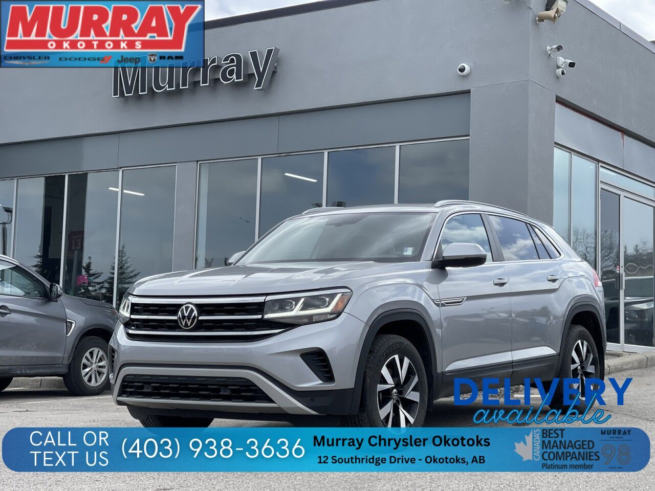 2020 Volkswagen Atlas Cross Sport Comfortline | Panoramic Sunroof | 1 Owner | Clean 