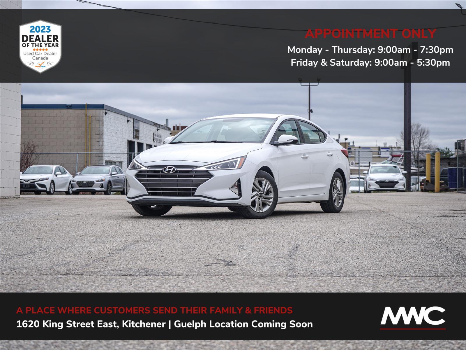 2020 Hyundai Elantra PREFERRED | IN GUELPH, BY APPT. ONLY