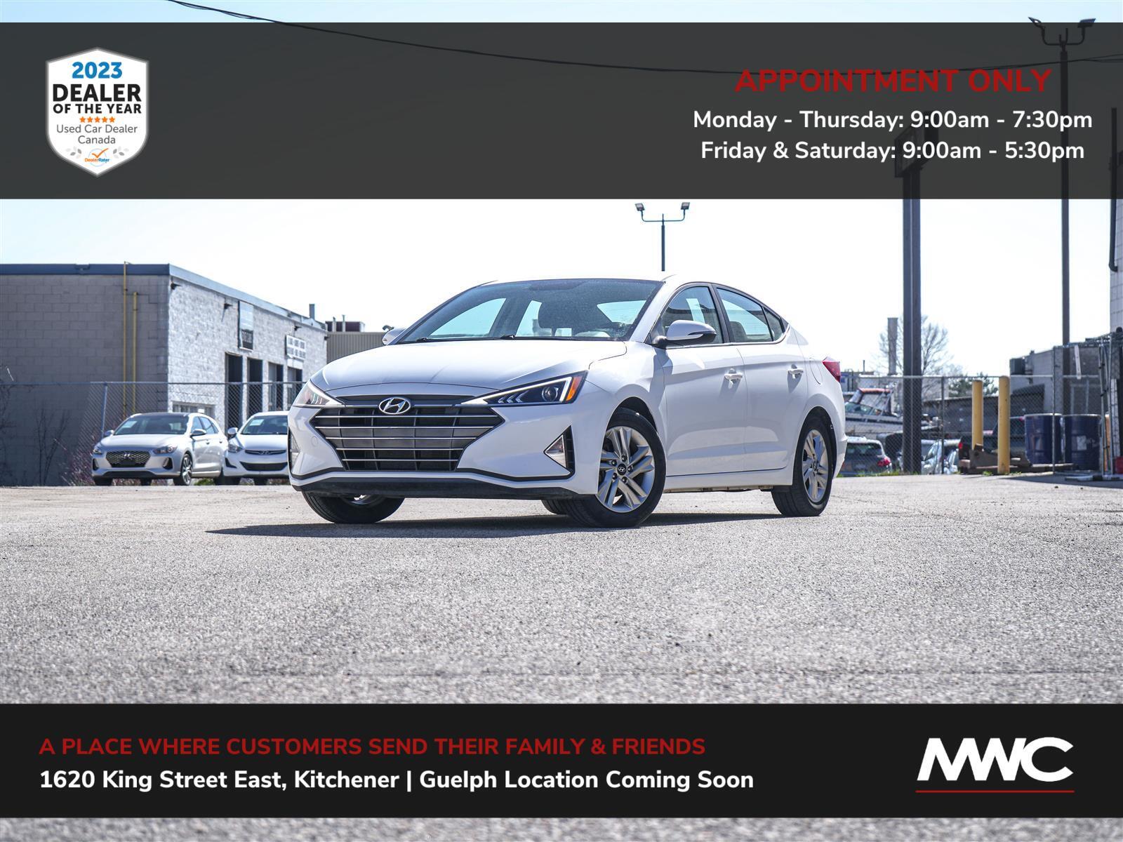 2020 Hyundai Elantra PREFERRED | IN GUELPH, BY APPT. ONLY