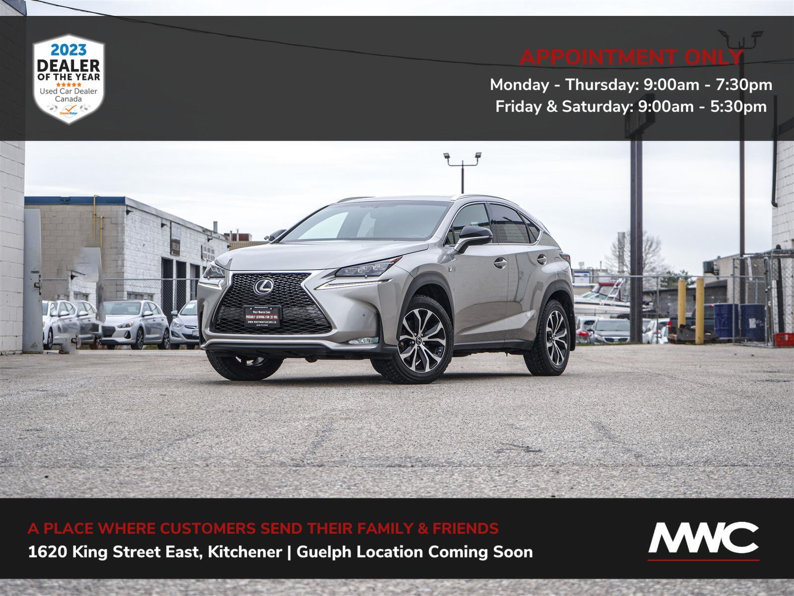 2017 Lexus NX 200t AWD | IN GUELPH, BY APPT. ONLY